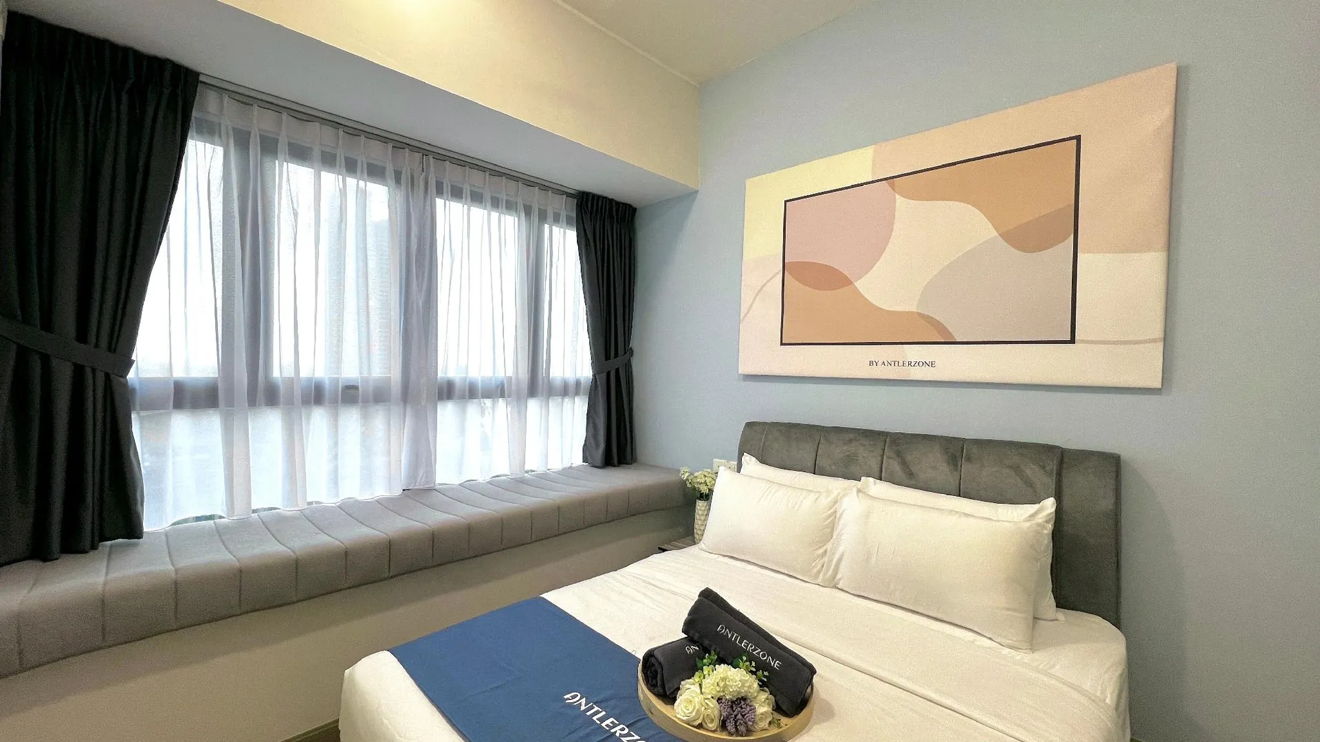 조호바루 / 조호르바루 당가베이의 아파트먼트 (100m², 침실 1개, 프라이빗 욕실 1개) 3성급 싱글룸 레스토랑