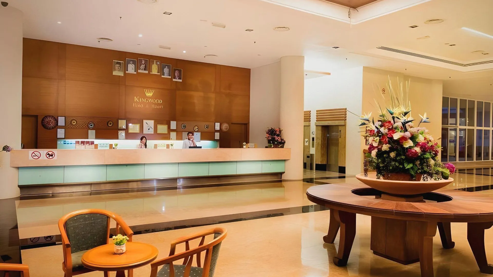 무카 킹우드 호텔 무카 3성급 호텔 레스토랑