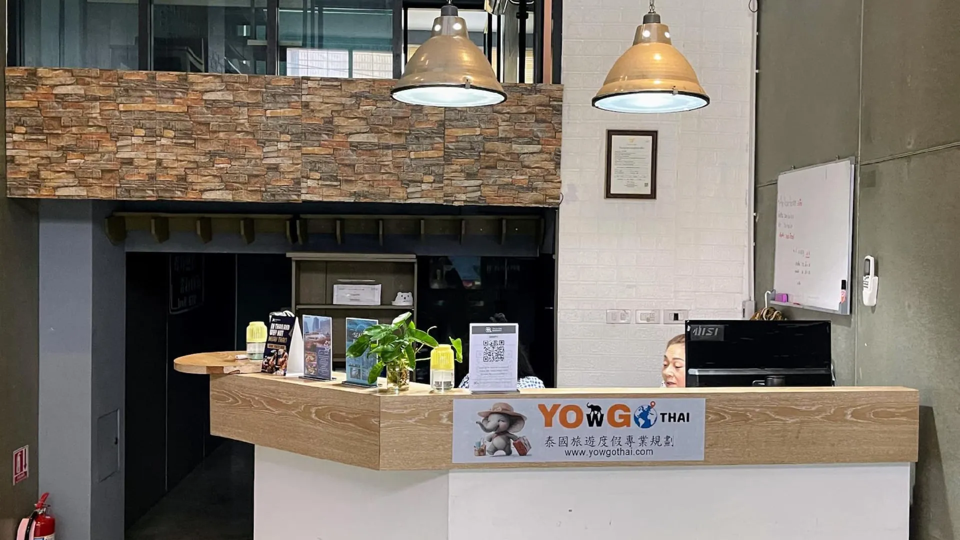 방콕 수쿰윗 / 스쿰빗의 프라이빗 하우스 (12m², 침실 1개, 프라이빗 욕실 2개) 4성급 게스트하우스 로비