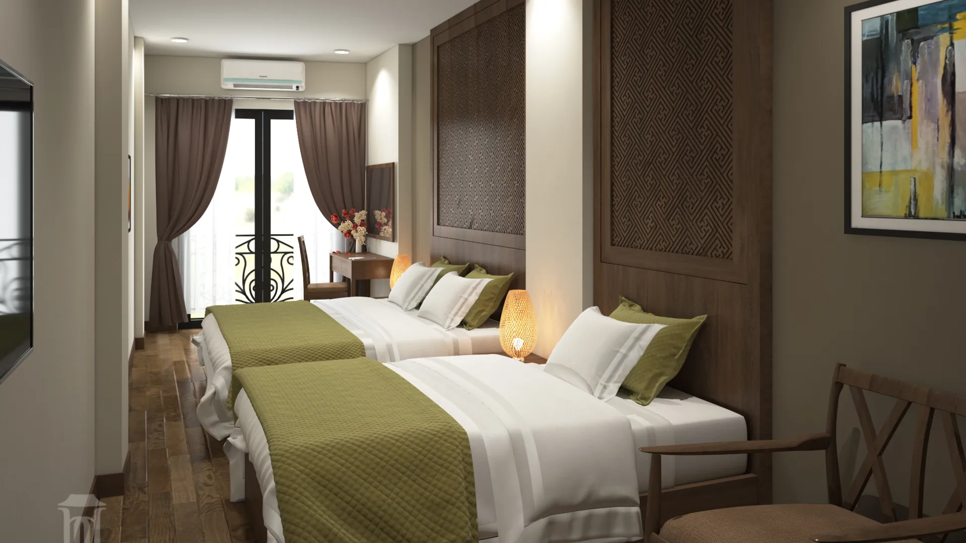 하노이 하노이 레이크사이드 프리미엄 호텔 3성급 호텔 스위트룸