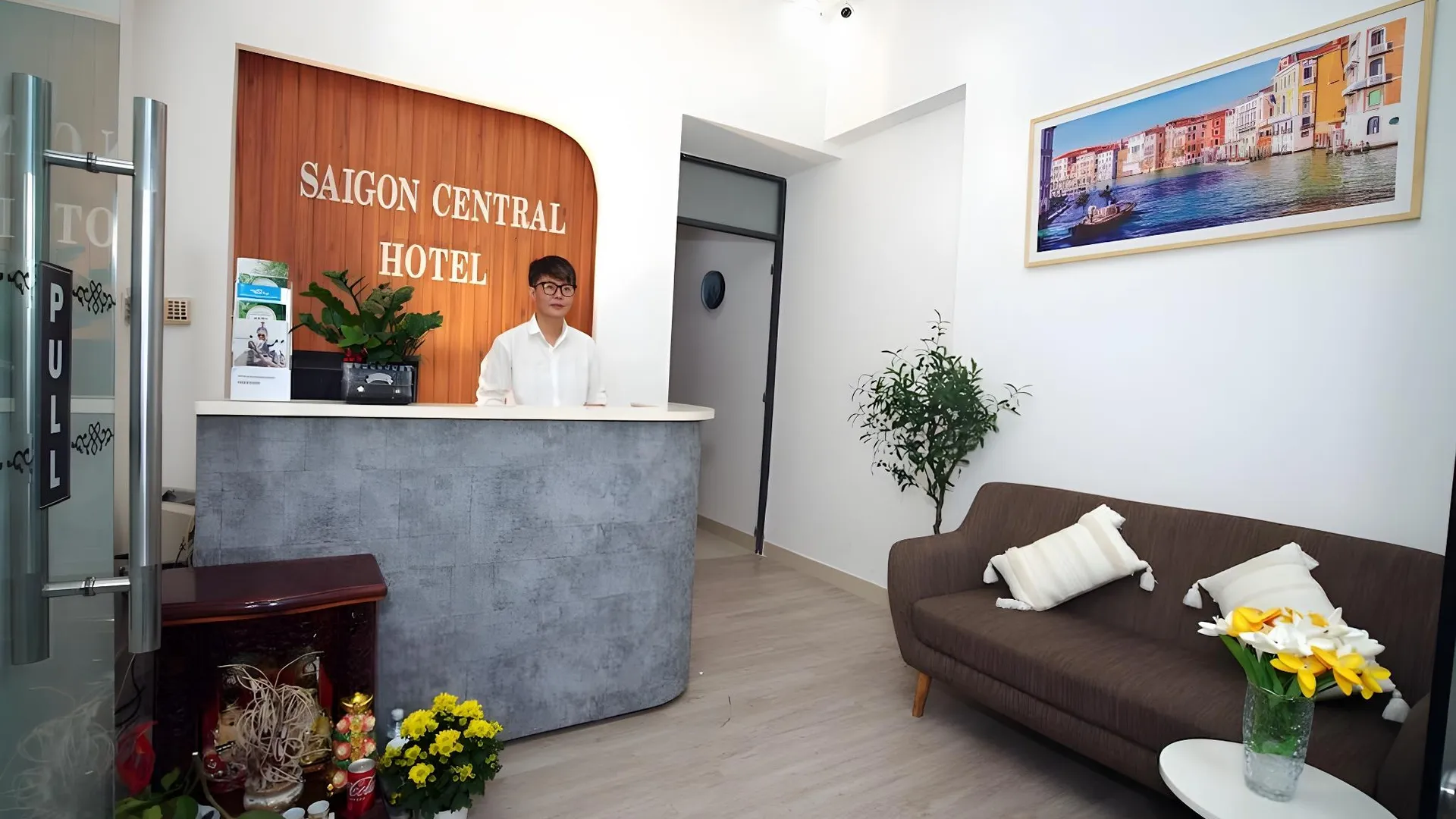 호치민 사이공 센트럴 호텔 2성급 호텔 수영장