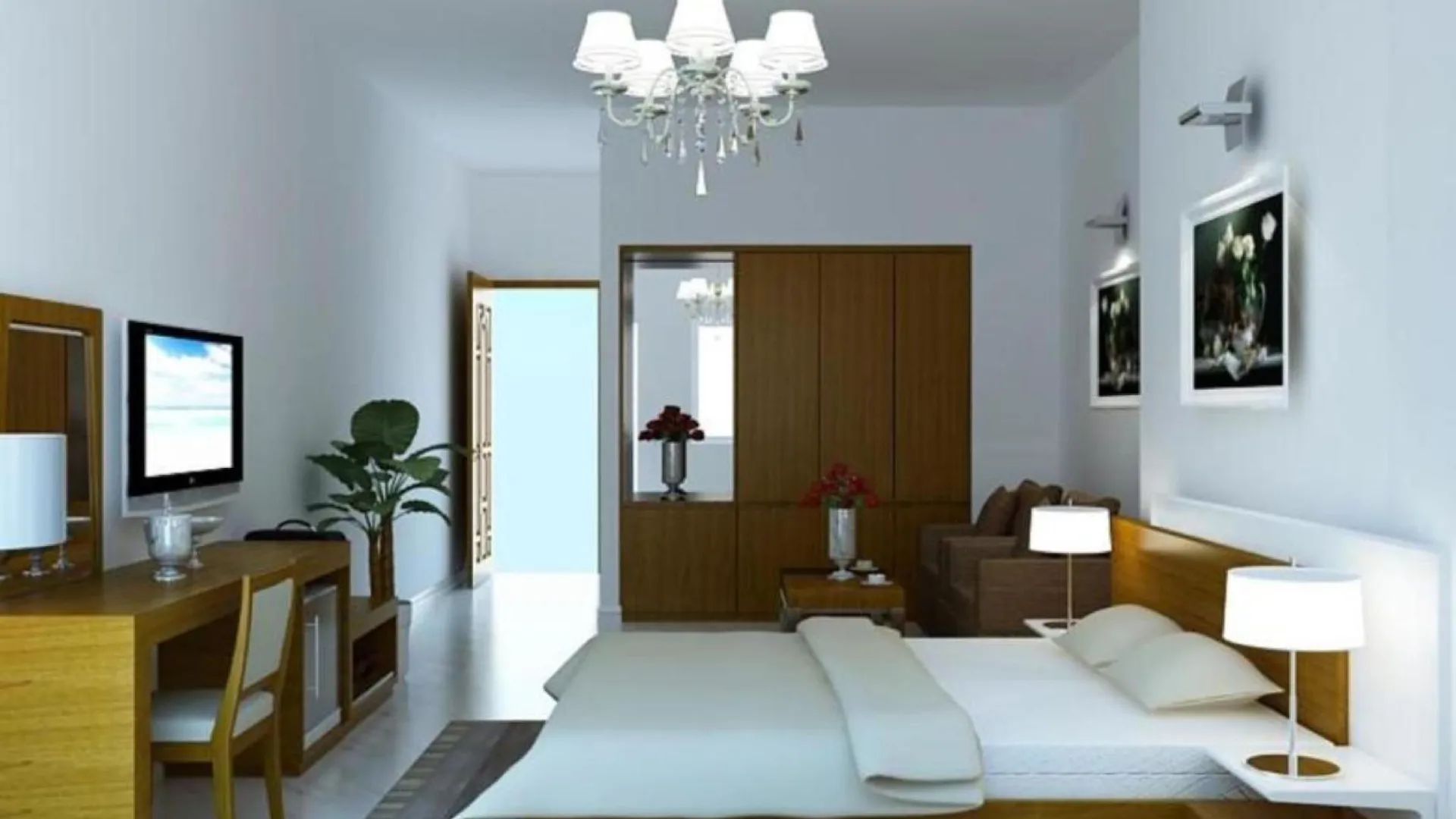 호치민 티엔 푸 2 호텔 2성급 호텔 객실