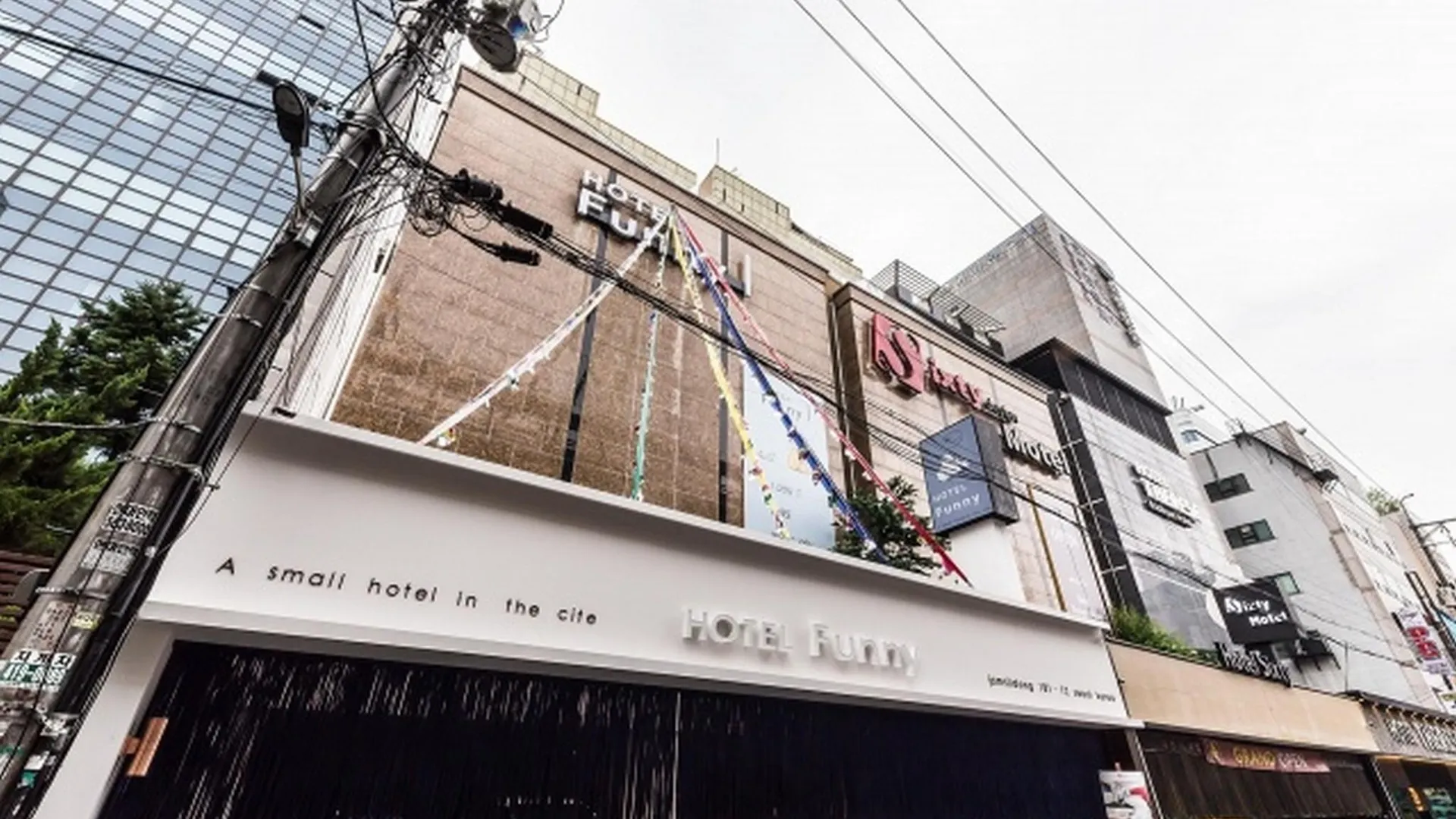 서울 신천 퍼니 호텔 전망