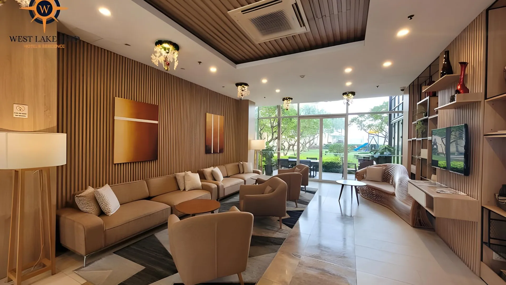 하노이 윌퀘 웨스트레이크 호텔 앤 레지던스 5성급 호텔 로비