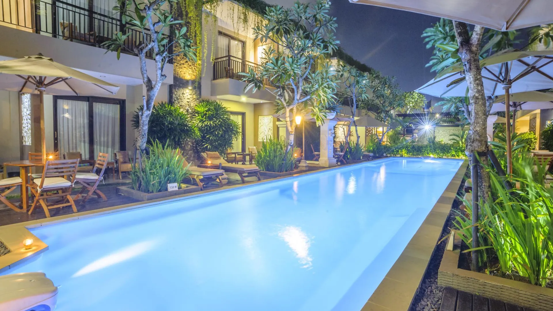 발리 d'펜조르 세미냑 4성급 호텔 객실