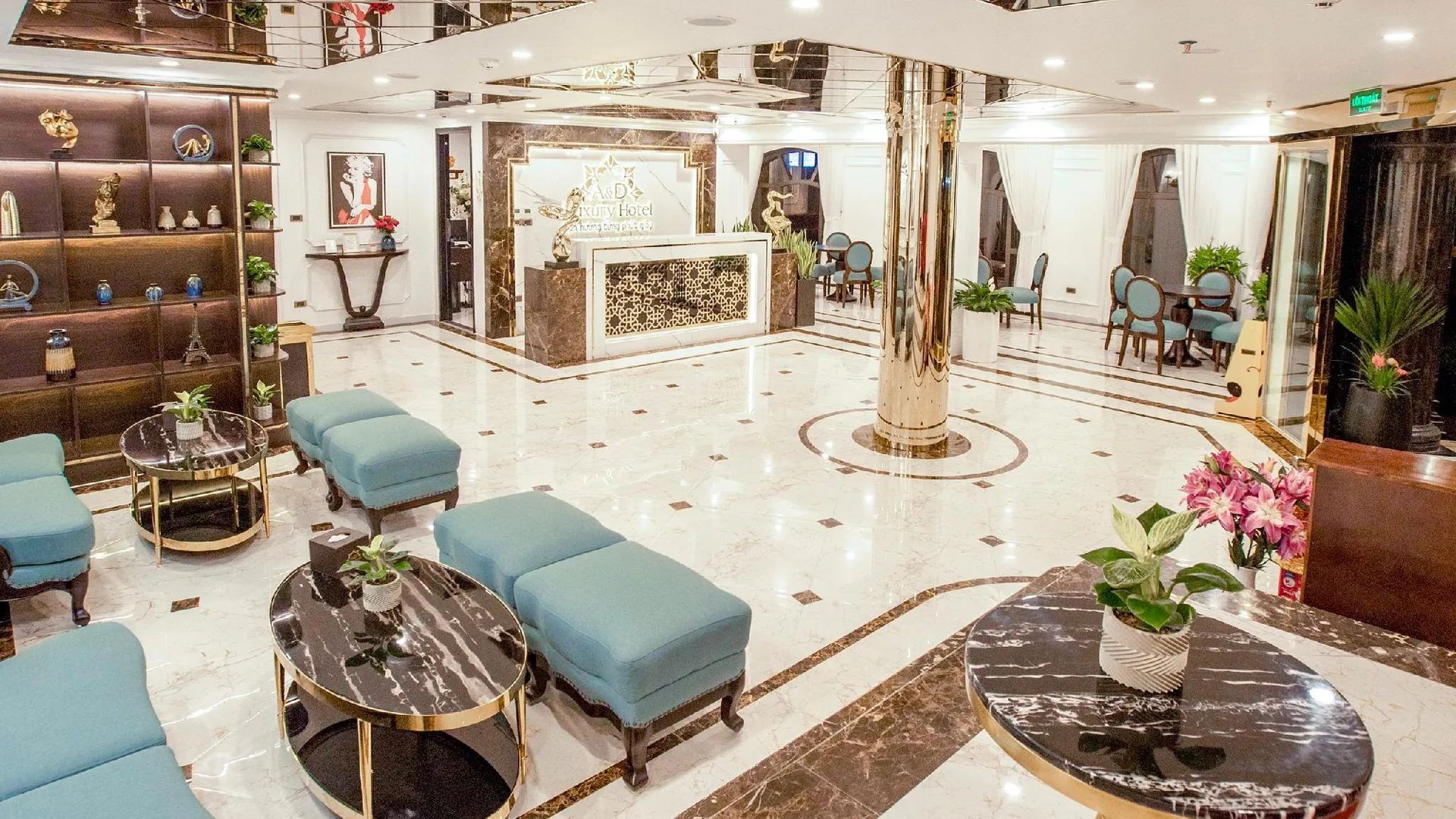 하노이 홍번 호텔 2성급 호텔 로비