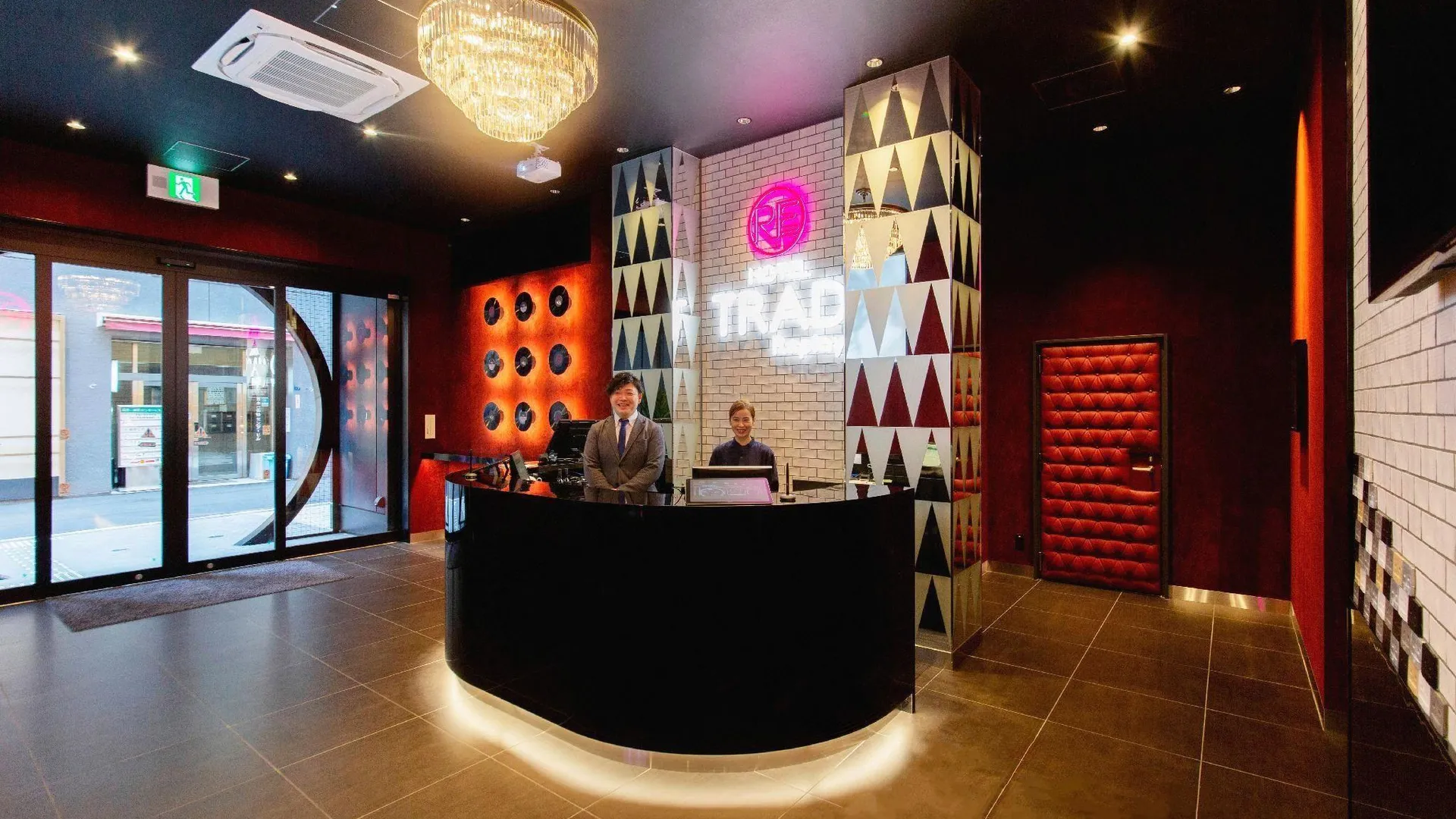 오사카 호텔 트래드 리플레이 2성급 호텔 로비