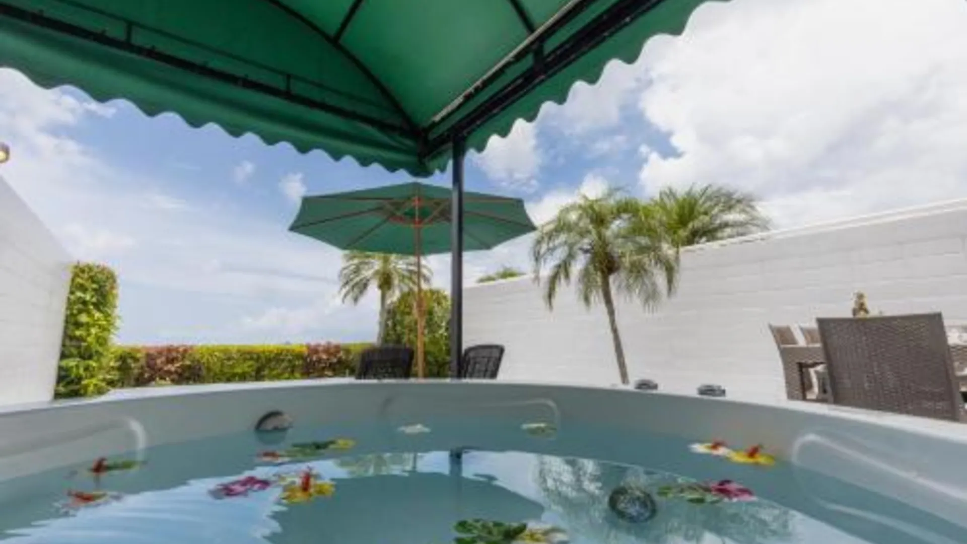 오키나와 본섬 Alpha Terrace Motobu Hills 3성급 게스트하우스 수영장