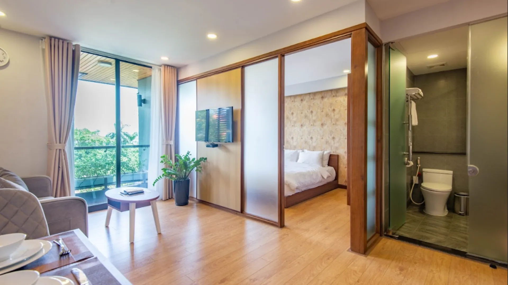 하노이 22 하우징 문 웨스트레이크 185A 트릭사이 4성급 호텔 스위트룸