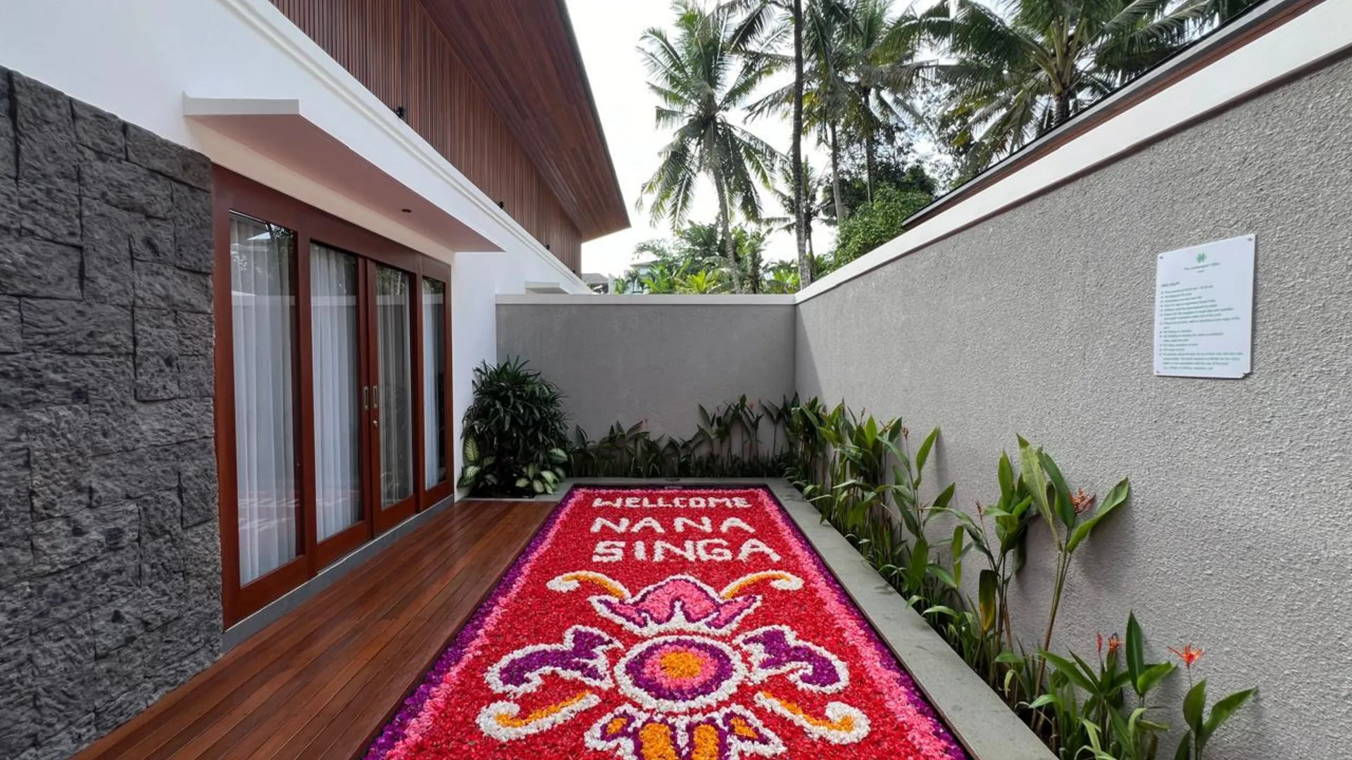 발리 디 앰벵안 빌라 우붓 바이 제뉴인호스트 호텔 전망