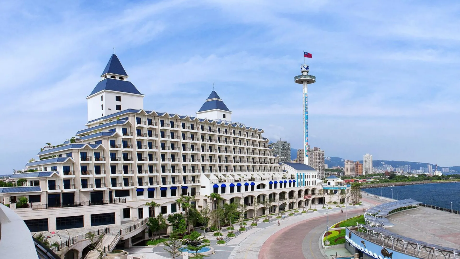 타이베이 풀론 호텔 단수이 피셔맨스 와프 5성급 호텔 객실