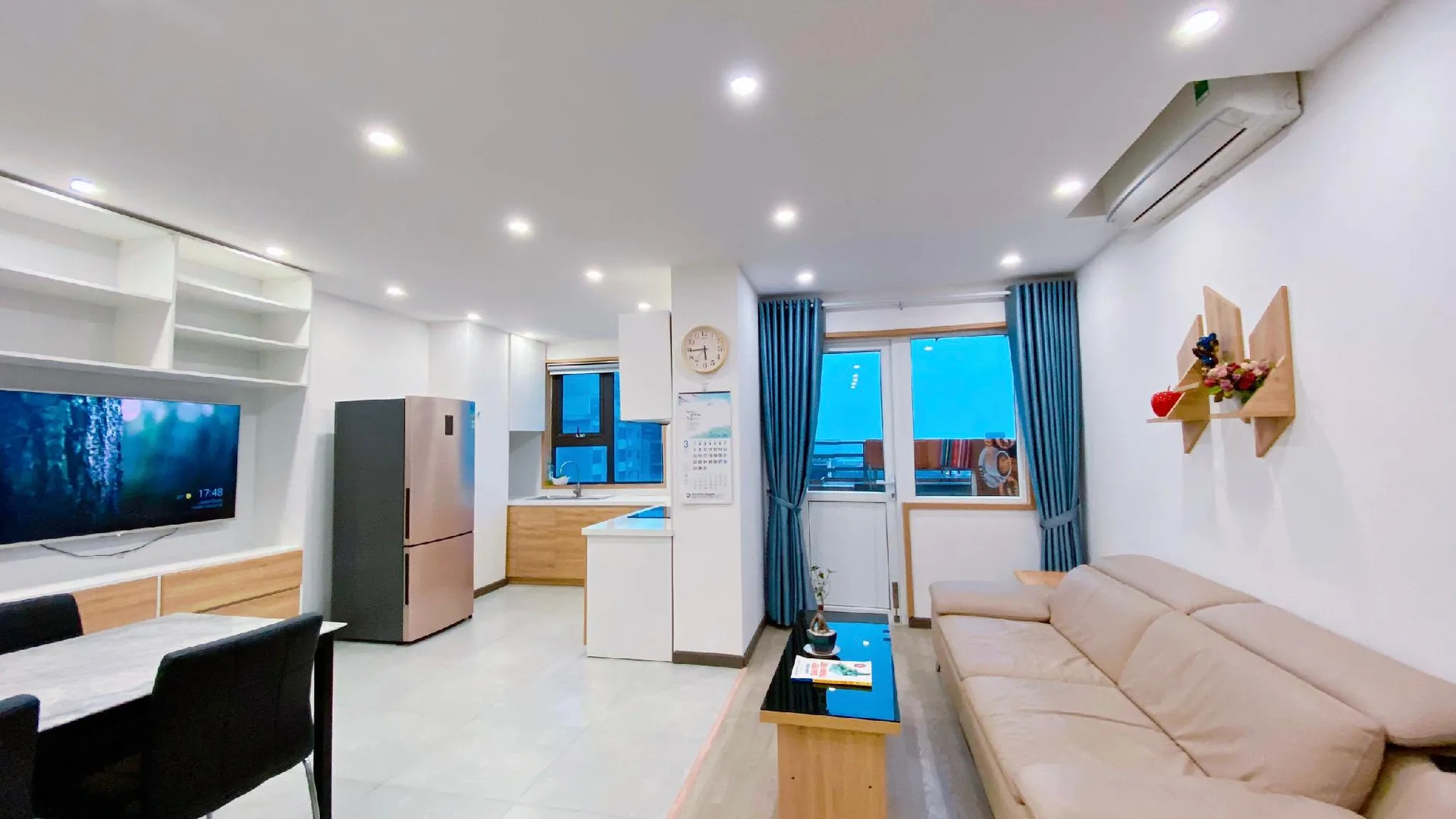 다낭 프억 미의 아파트먼트 (100m², 침실 3개, 프라이빗 욕실 2개) 3성급 싱글룸 객실