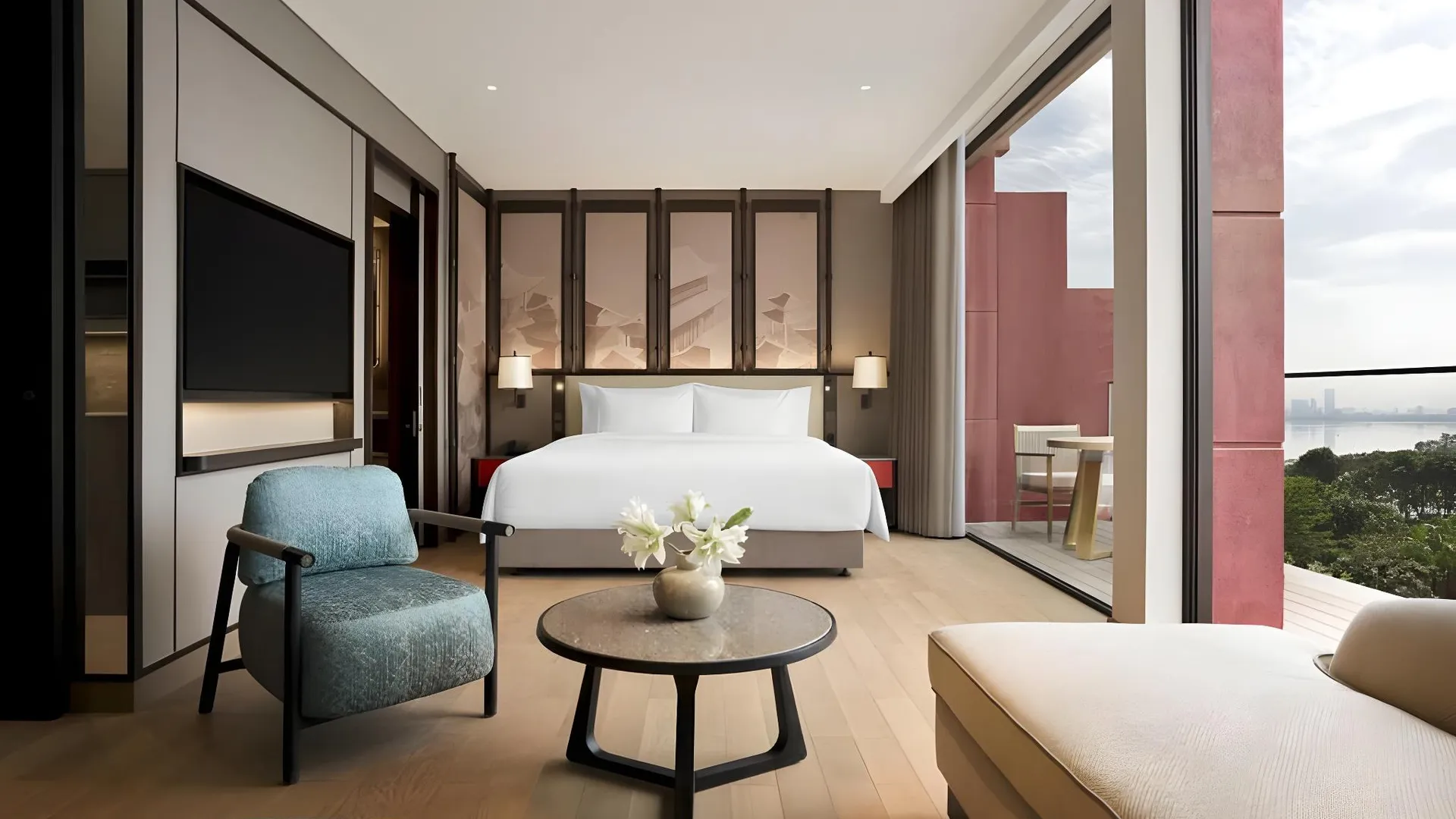 하노이 두싯 르 팔레 투 호아 하노이 5성급 호텔 스위트룸