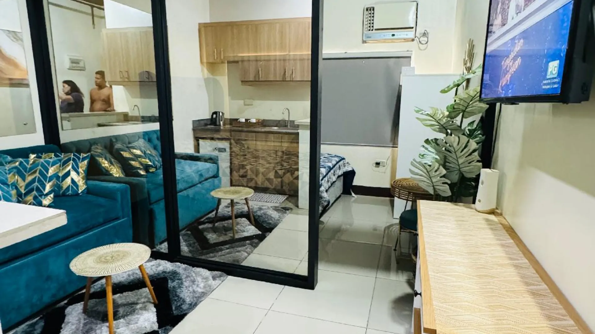 세부 사파테라의 아파트먼트 (22m², 침실 1개, 프라이빗 욕실 1개) 1성급 싱글룸 스위트룸