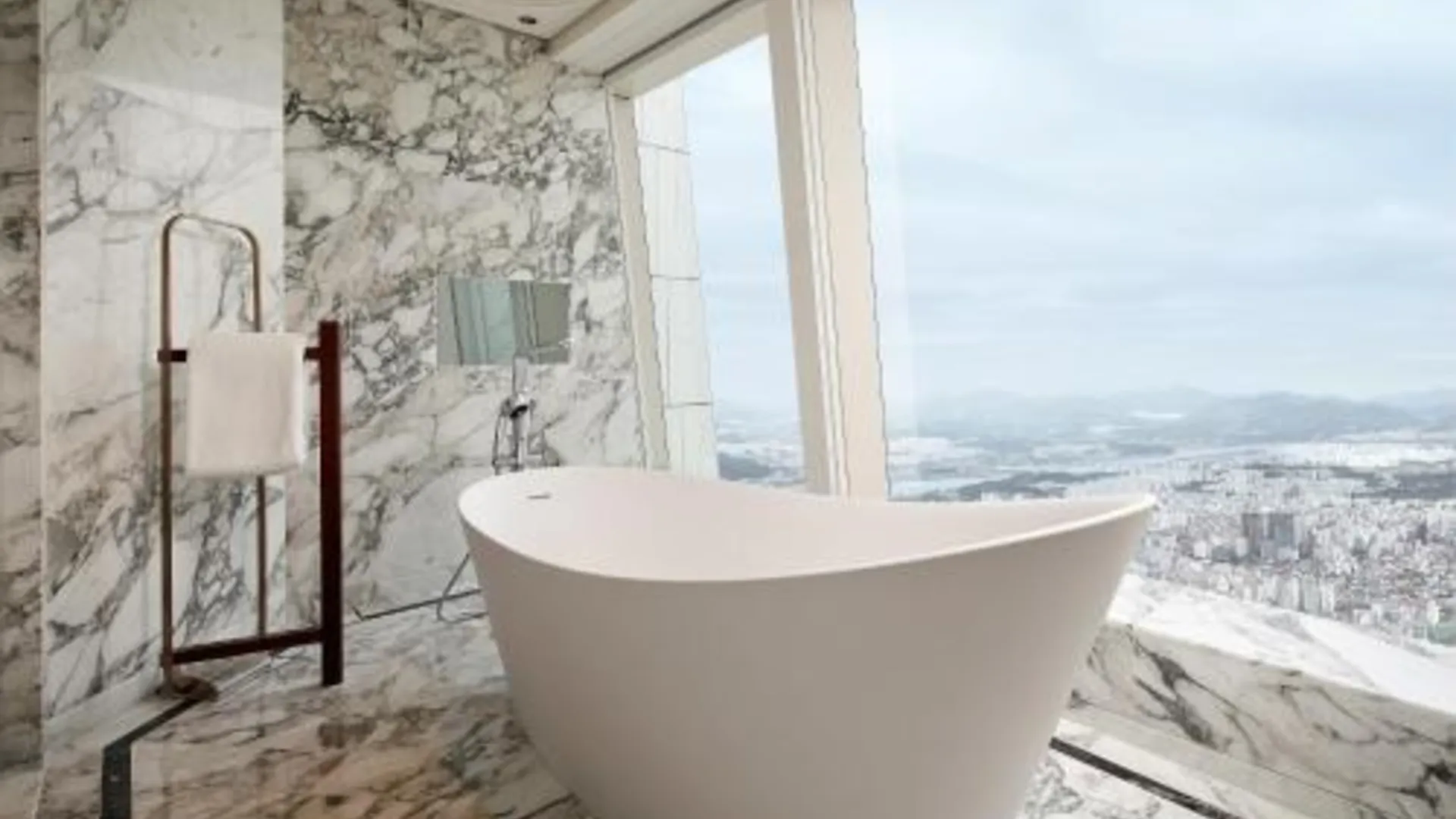 서울 시그니엘 서울 5성급 호텔 레스토랑