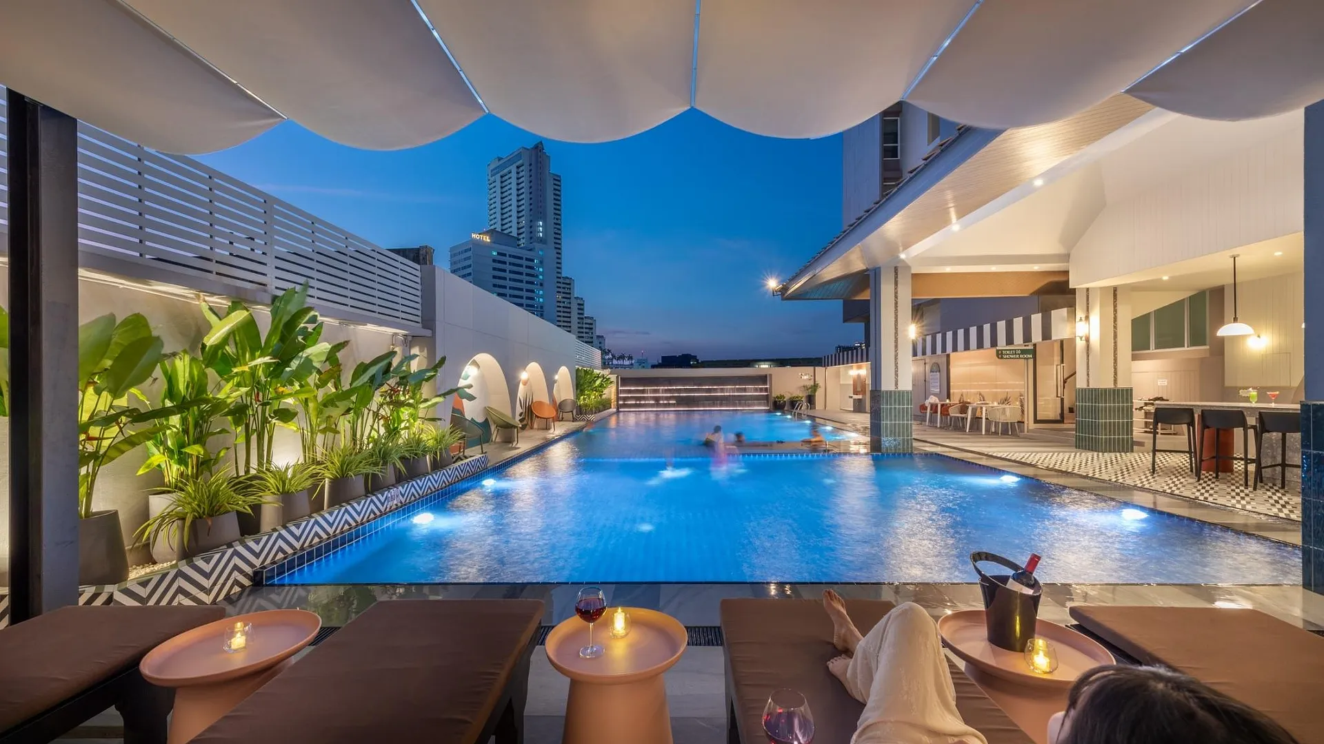 핫야이 부리 스리푸 호텔 4성급 호텔 객실