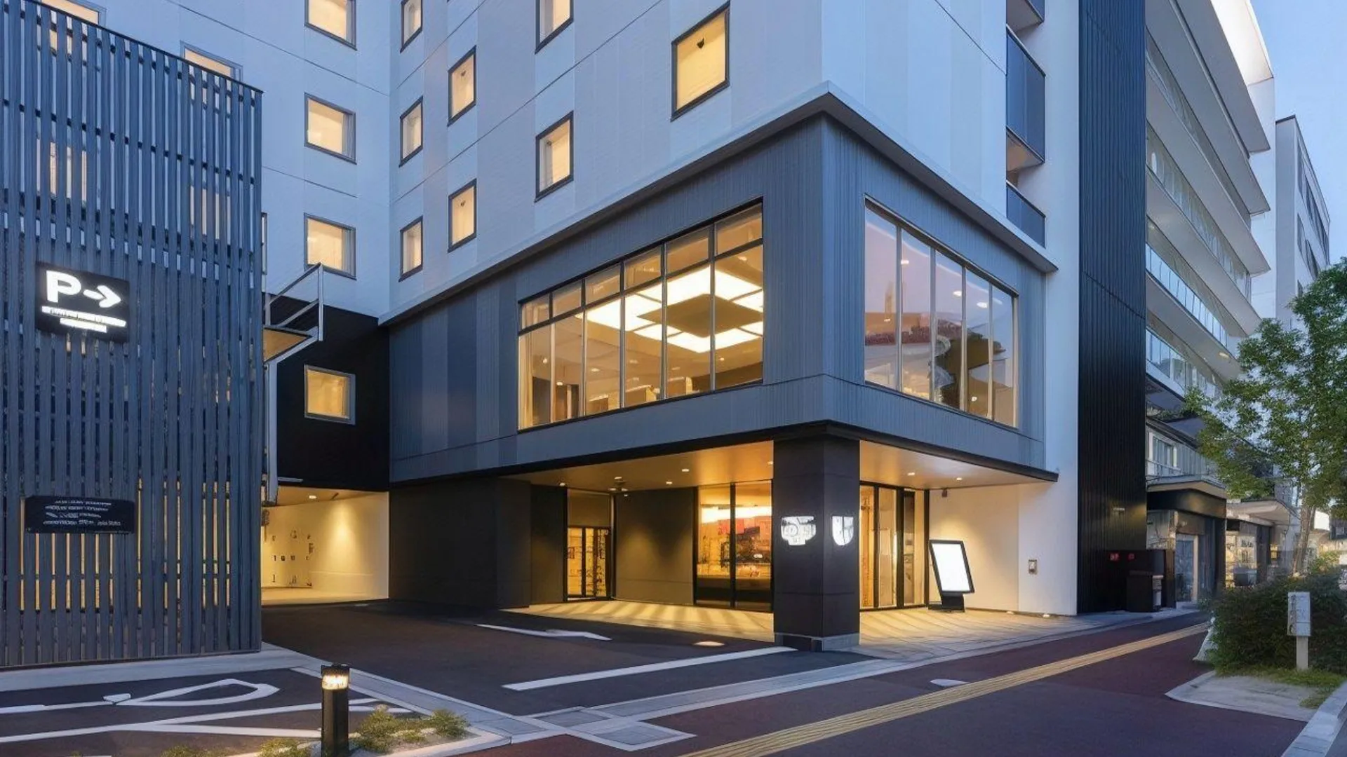 후쿠오카 비아 인 하카타구치 에키마에 - JR 웨스트 그룹 3성급 호텔 로비