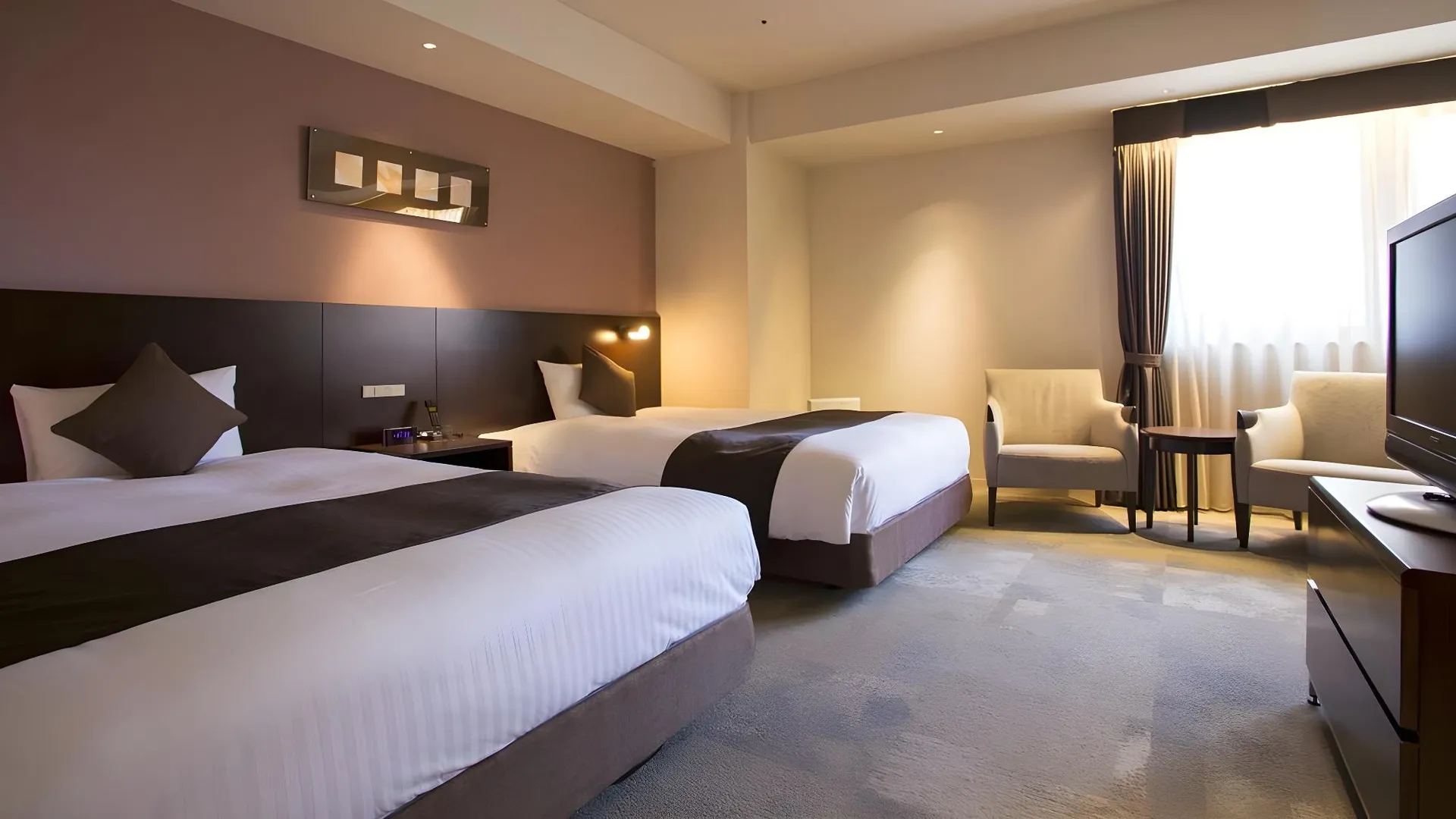 후쿠오카 호텔 텐진 플레이스 4성급 호텔 스위트룸