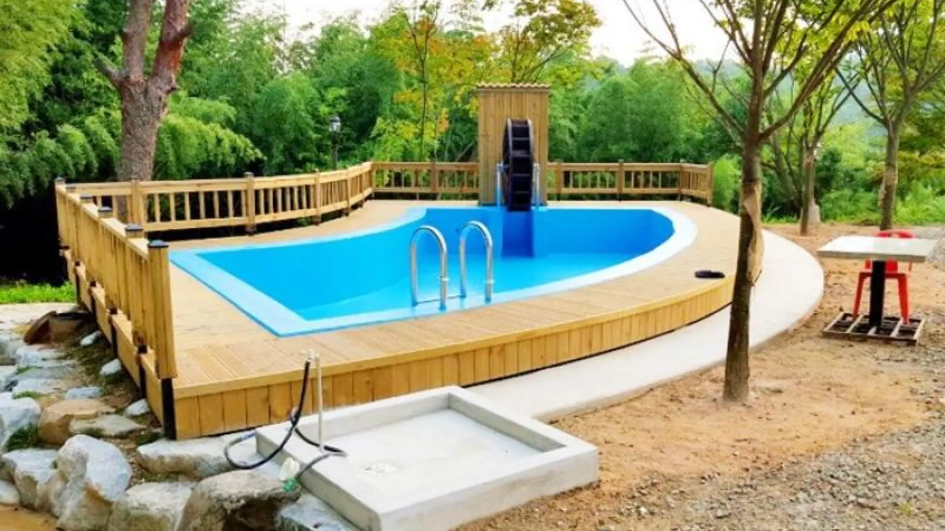 담양 담양 대숲속으로 1성급 게스트하우스 수영장