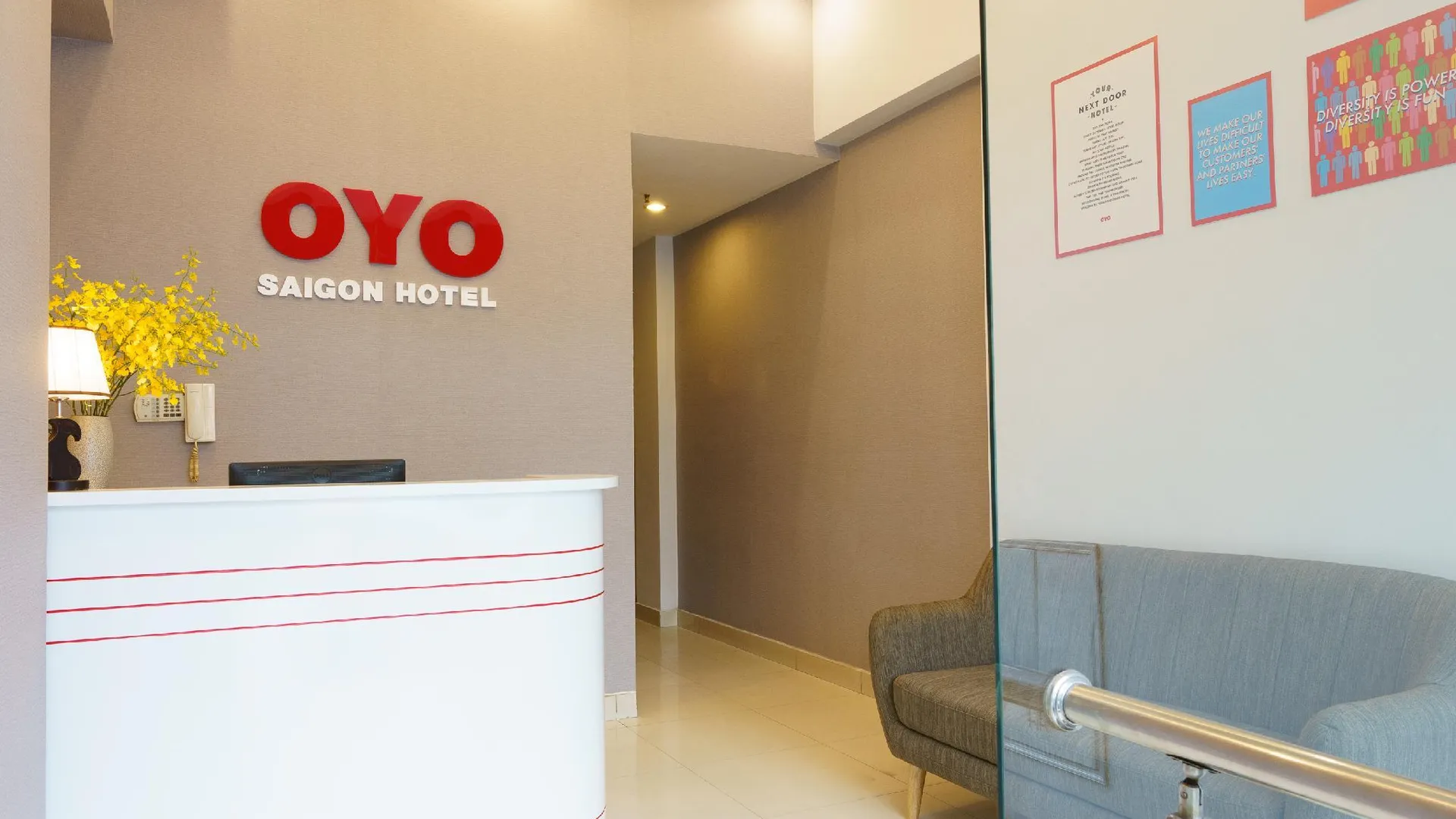 호치민 사이공 센트럴 호텔 2성급 호텔 전망