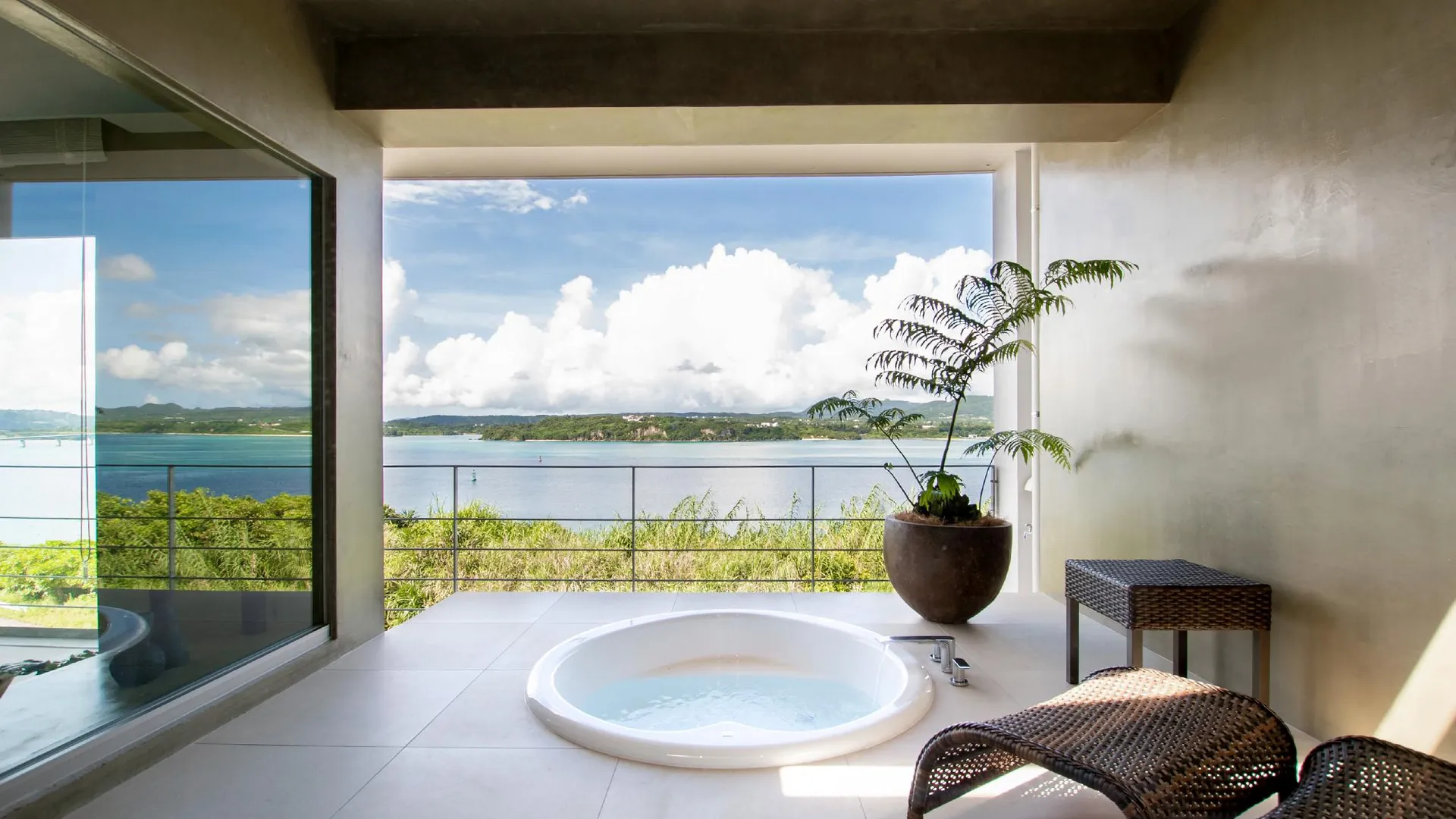 오키나와 본섬 KOURI VILLA Indigo 3성급 호텔 스위트룸