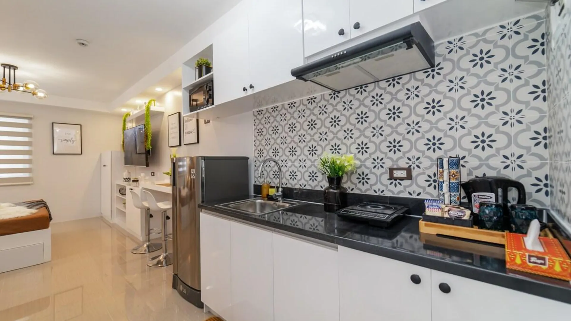 세부 세부 시티의 아파트먼트 (25m², 침실 1개, 프라이빗 욕실 1개) 4성급 싱글룸 부대시설