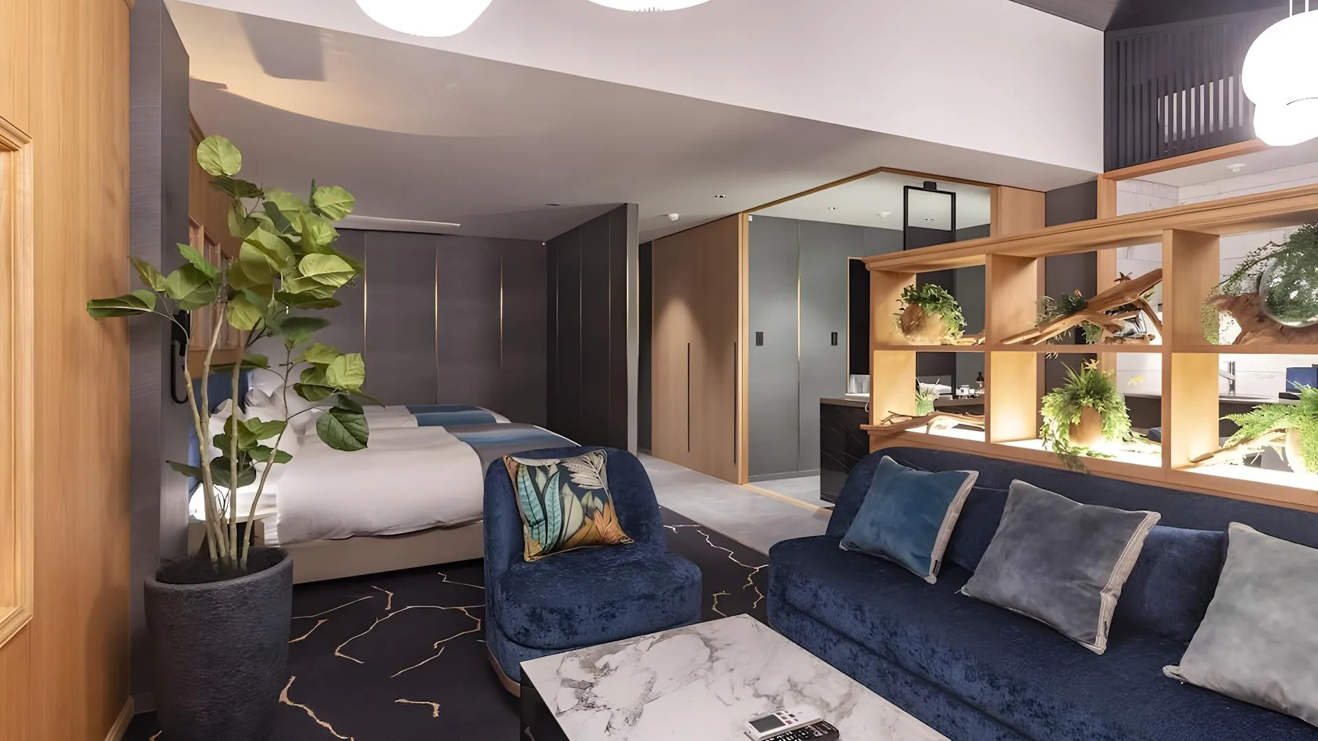 교토 Tabist kiki HOTEL KYOTO Sanjo Takakura 3성급 호텔 스위트룸