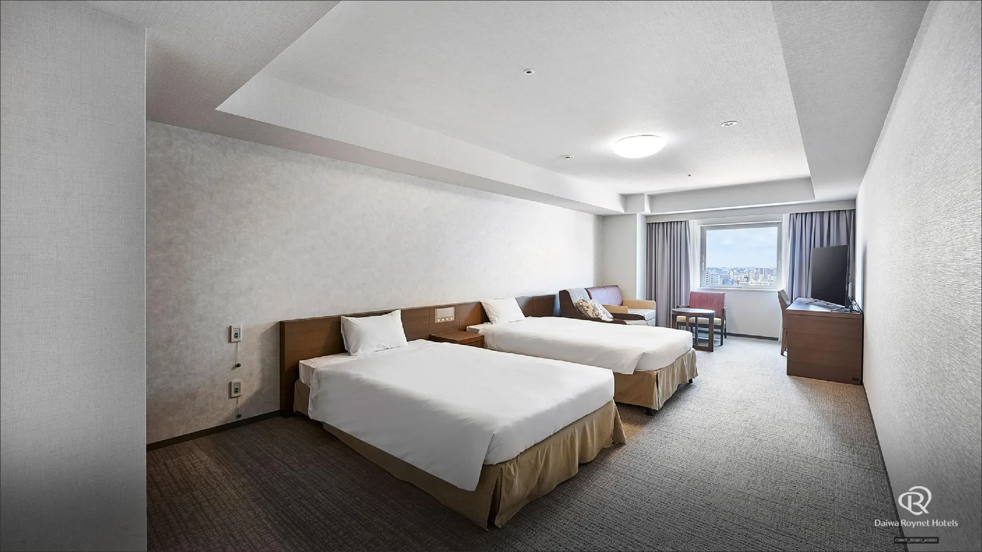 오키나와 본섬 다이와 로이네트 호텔 나하 오모로마치 3성급 호텔 전망