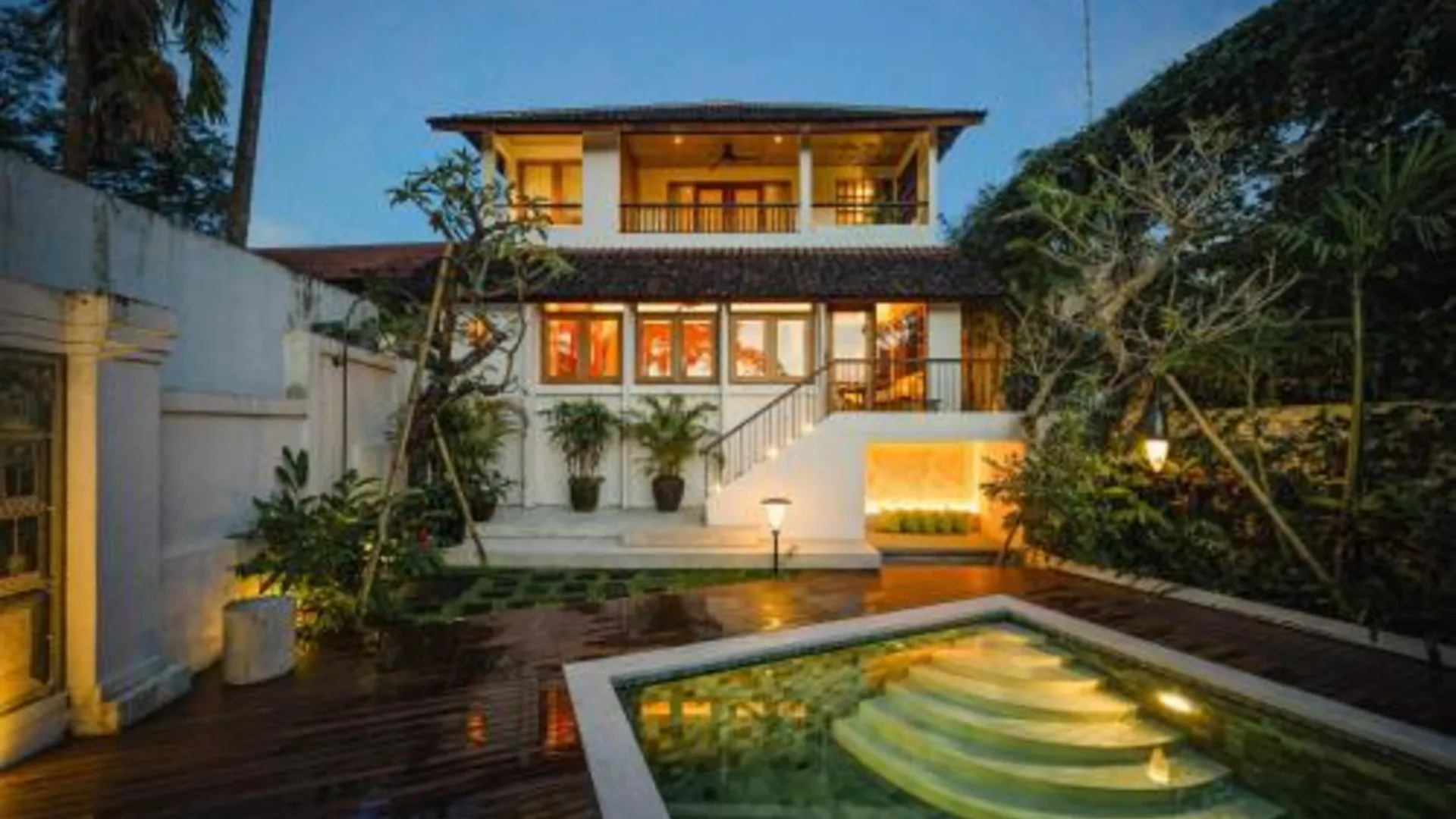 발리 The Sayan House Villas 호텔 로비