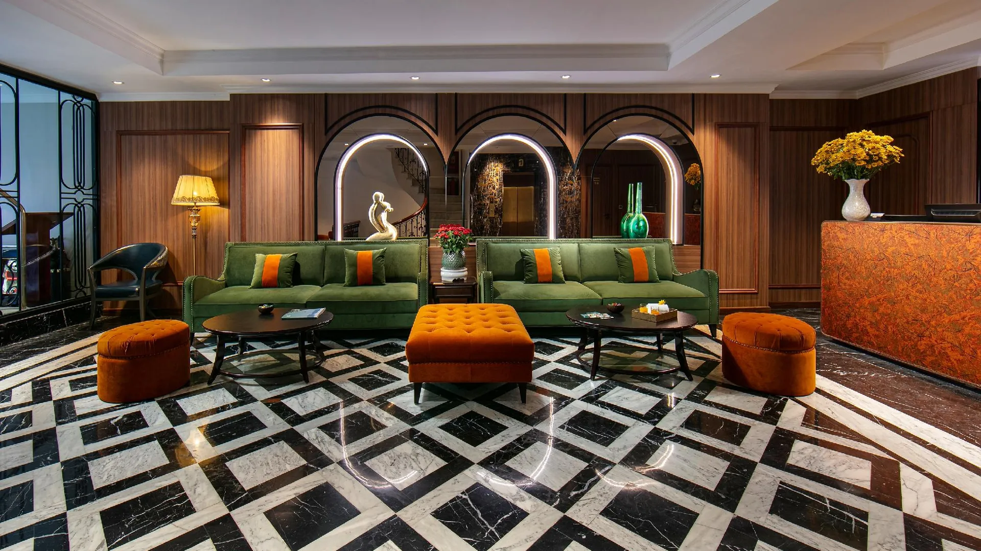 하노이 하노이 L'헤리티지 센터 호텔 앤 스파 4성급 호텔 로비