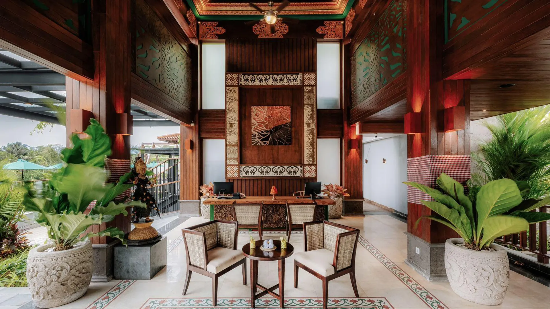 발리 메트랜드 베냐 우붓 5성급 호텔 외관