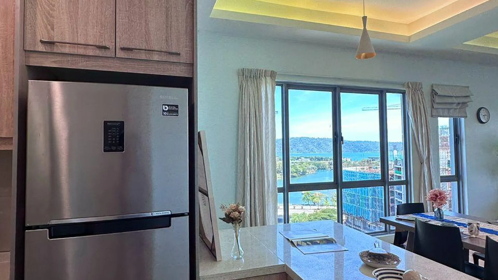 코타키나발루 탄중 아루의 아파트먼트 (1300m², 침실 3개, 프라이빗 욕실 2개) 4성급 싱글룸 로비