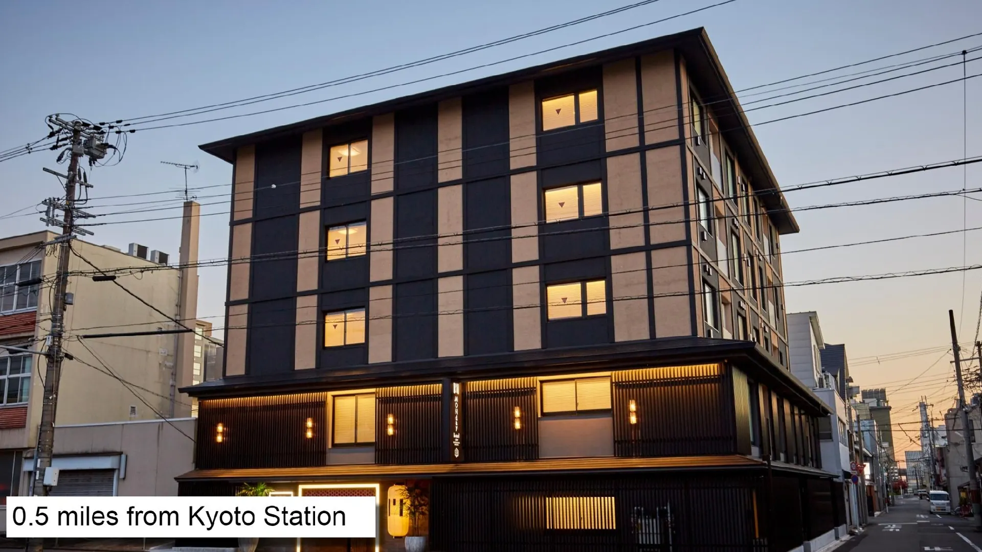 교토 먼데이 아파트 프리미엄 교토 스테이션 4성급 호텔 객실