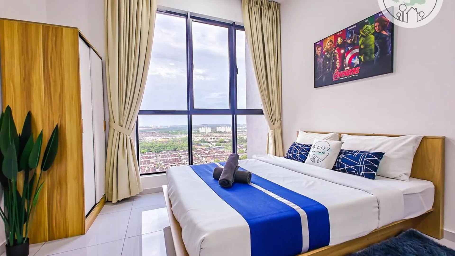 조호바루 / 조호르바루 스쿠다이의 스튜디오 아파트먼트 (30m², 프라이빗 욕실 1개) 4성급 싱글룸 객실