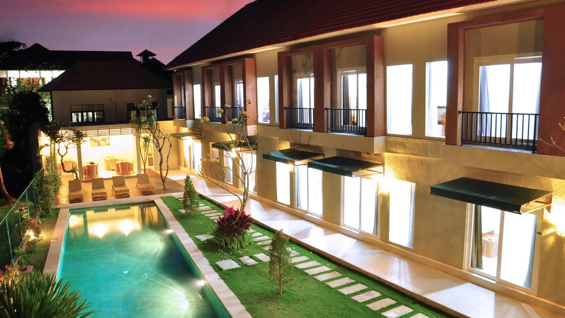 발리 빌라 탕투 비치 인 3성급 호텔 객실