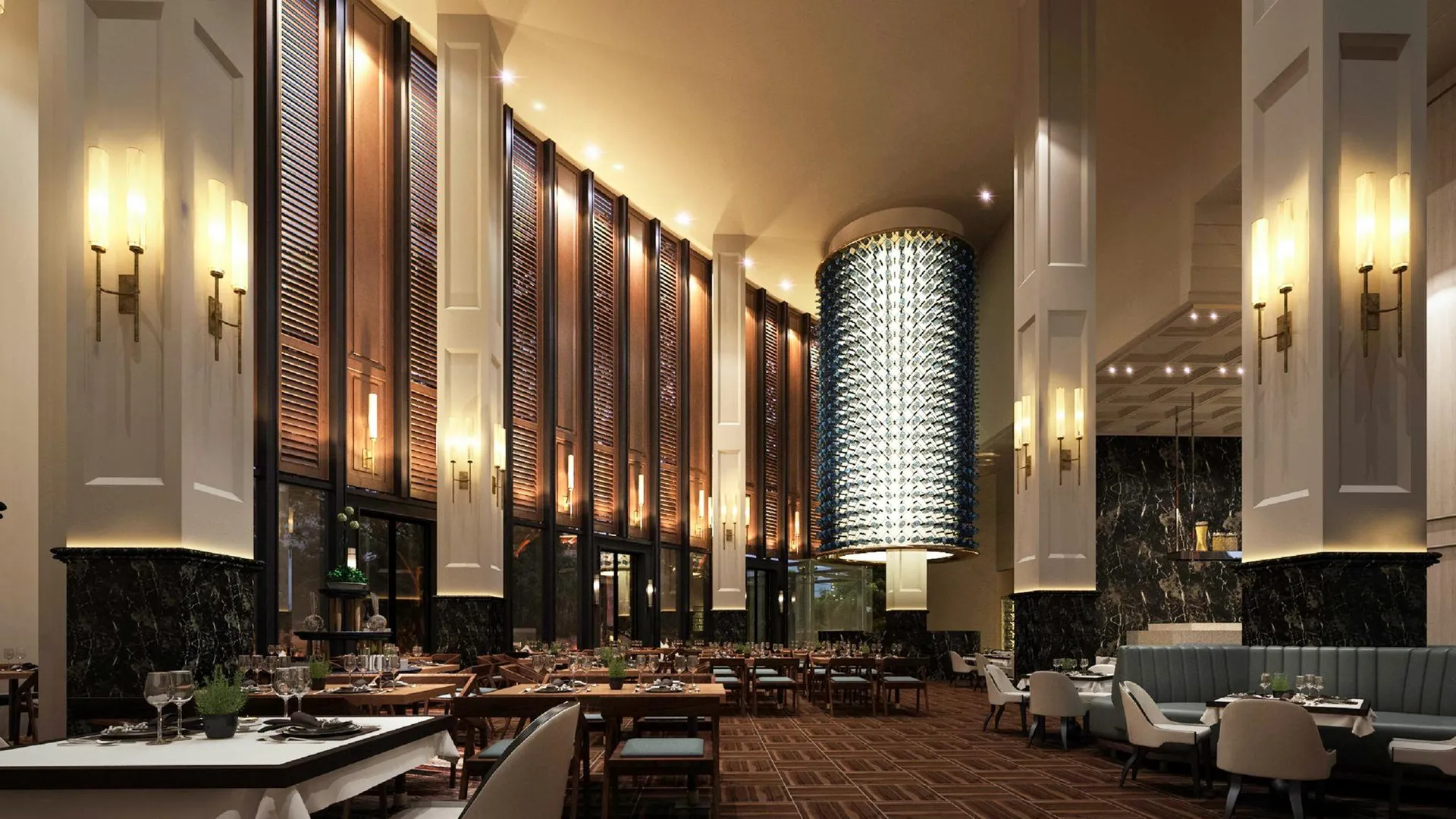 창원 그랜드 머큐어 앰배서더 창원 5성급 호텔 로비