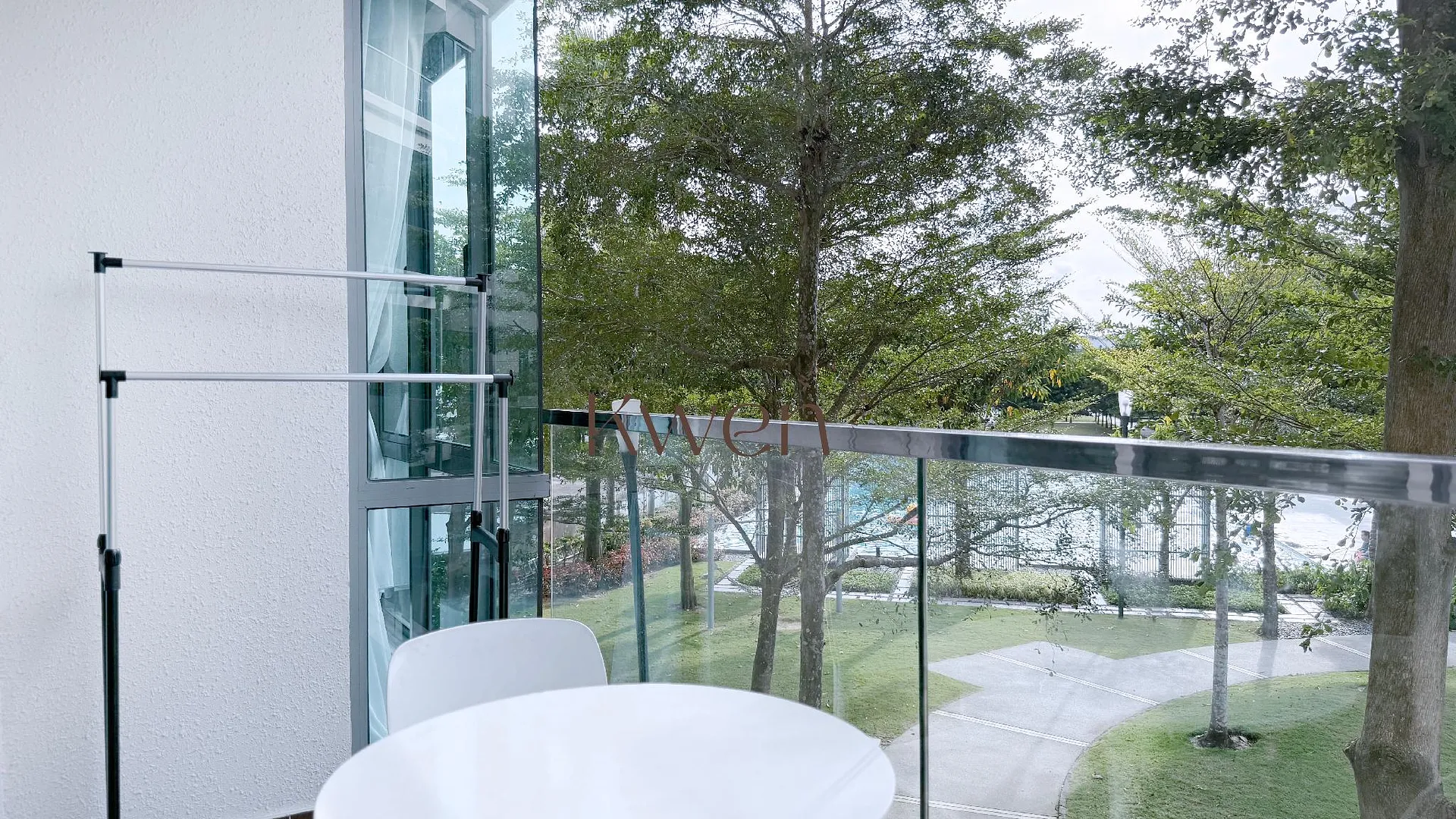 코타키나발루 탄중 아루의 아파트먼트 (91m², 침실 2개, 프라이빗 욕실 2개) 4성급 싱글룸 전망