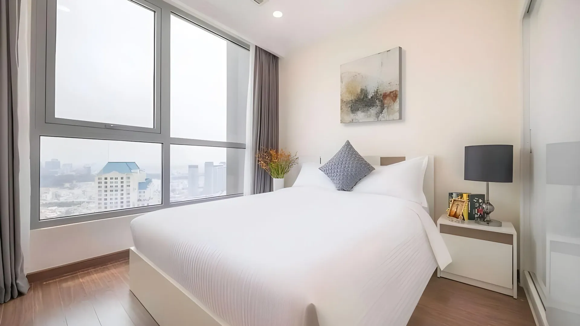 호치민 빈탄의 아파트먼트 (87m², 침실 2개, 프라이빗 욕실 2개) 5성급 싱글룸 외관