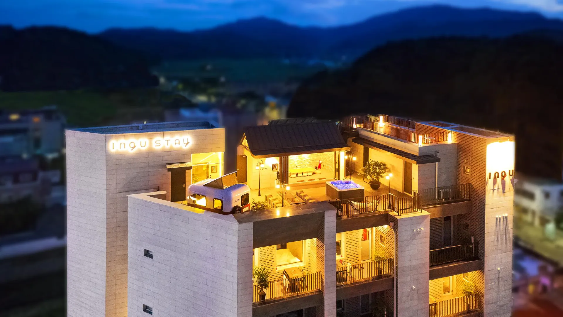 양양 인구 스테이  2성급 호텔 객실