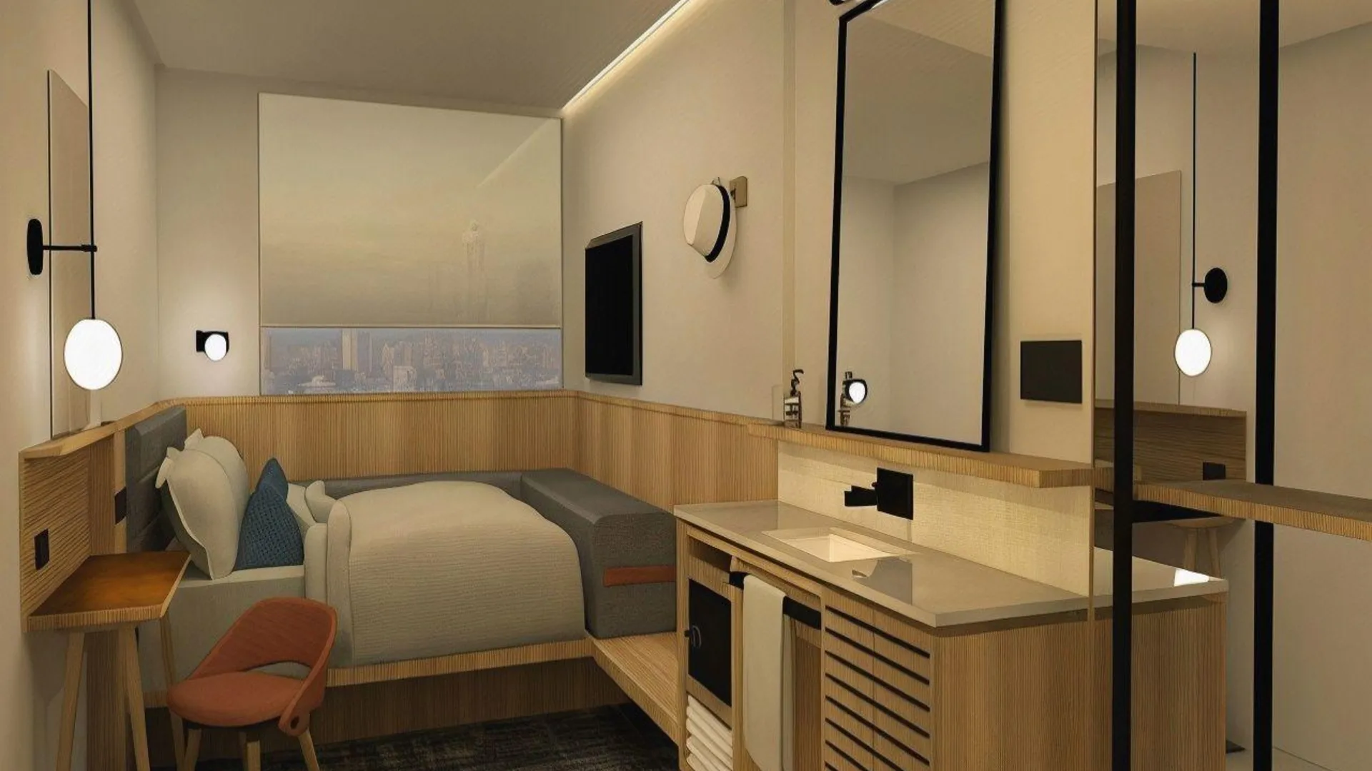 방콕 아사이 방콕 사톤 4성급 호텔 스위트룸