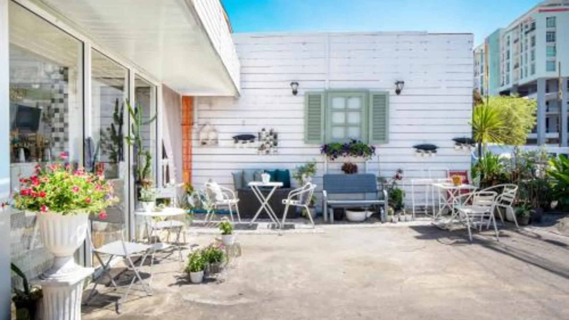 방콕 테이크 어 레스트 돈무앙 레지던스 2성급 호텔 레스토랑