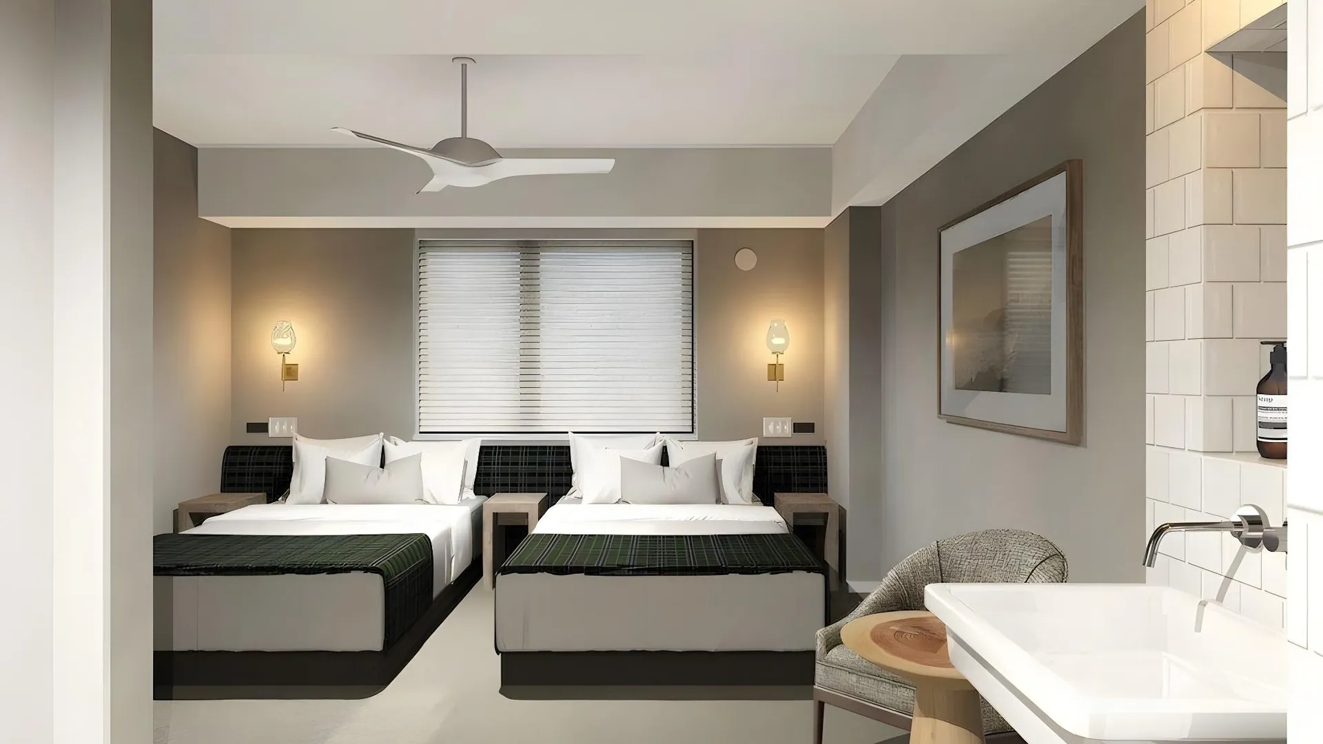 오사카 호텔 잇. 오사카 신마치 니시신사이바시 4성급 호텔 스위트룸