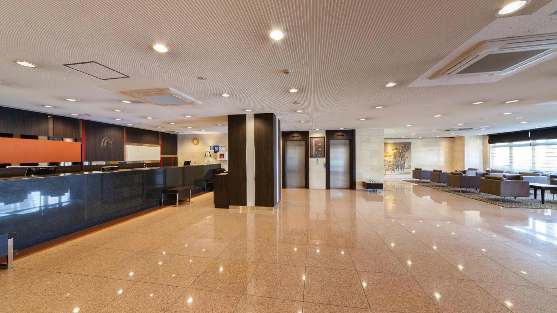 후쿠오카 니시테츠 호텔 텐진 3성급 호텔 로비