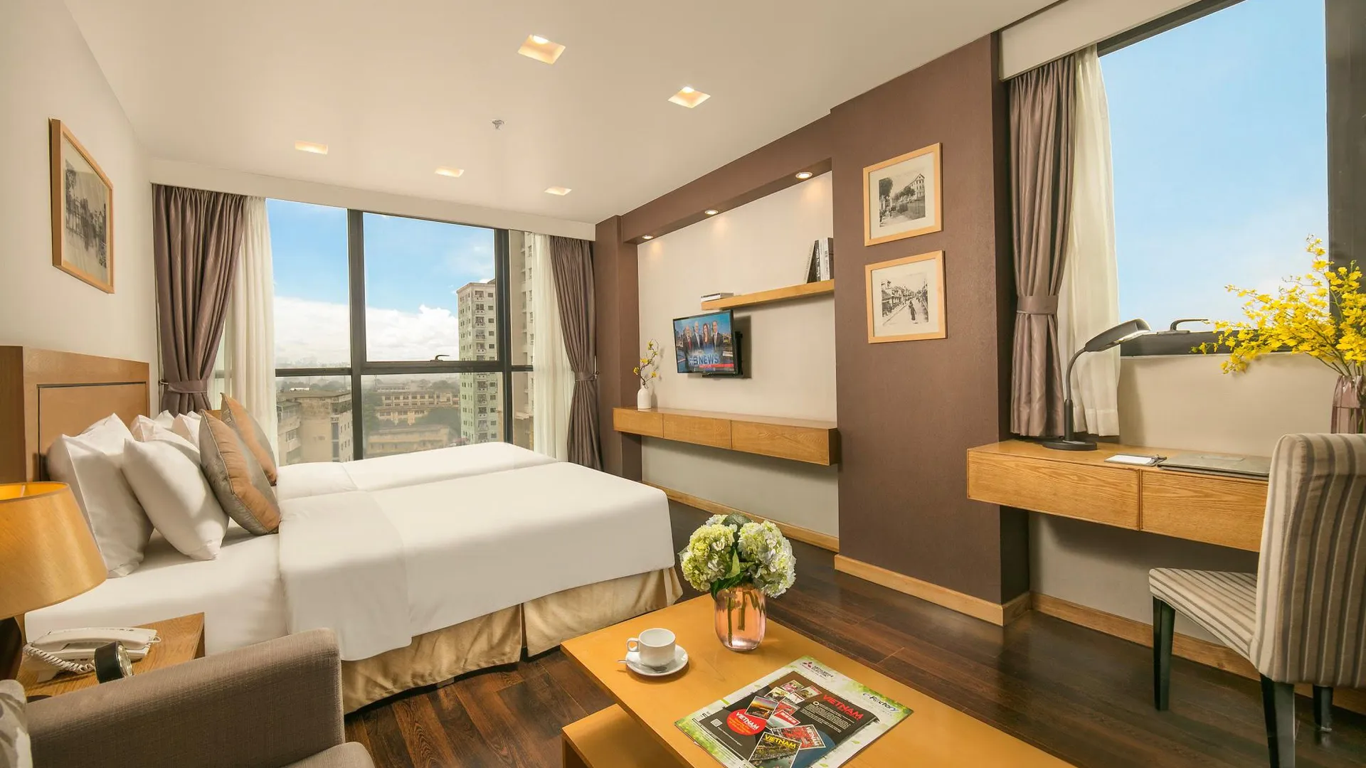 하노이 파크사이드 선라인 호텔 3성급 호텔 전망