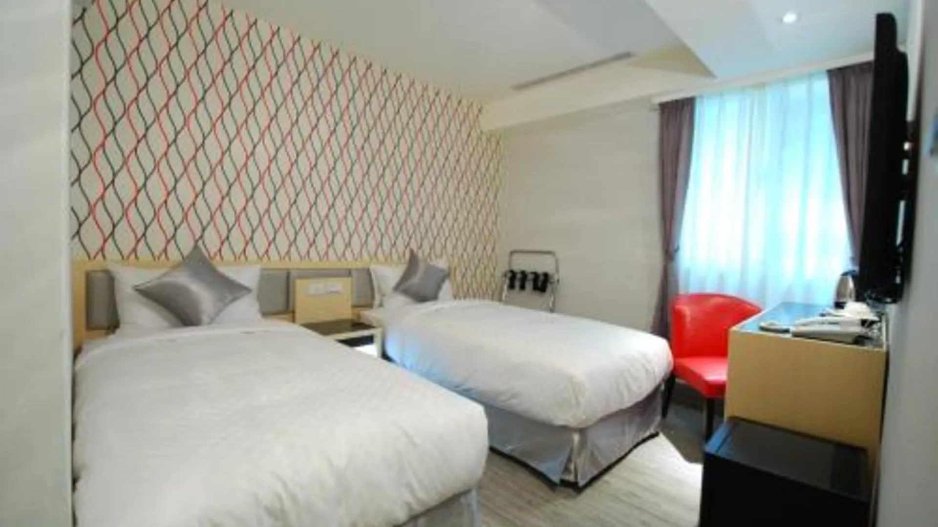 타이베이 신 신 호텔 - 시먼딘드 2성급 호텔 스위트룸