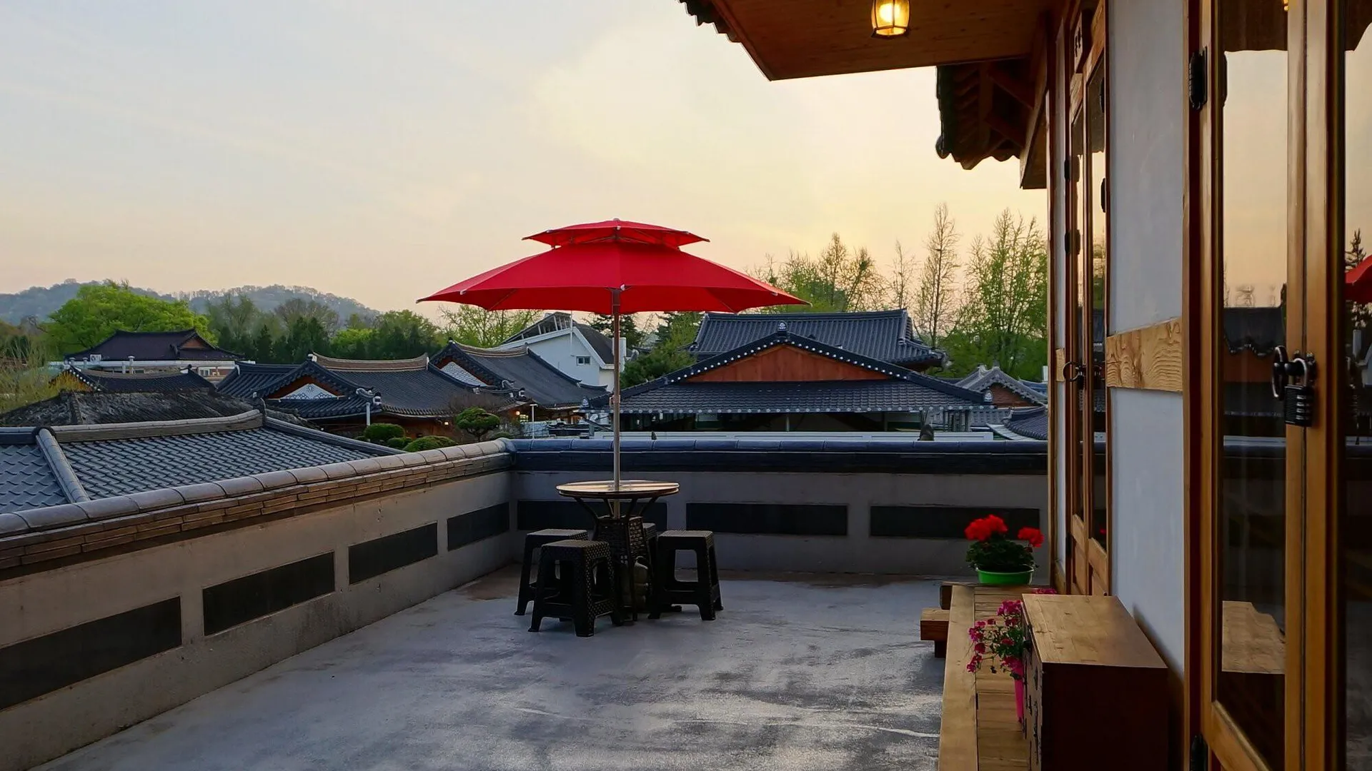 전주 전주 한옥마을 돼지꿈 한옥 펜션 1성급 게스트하우스 전망