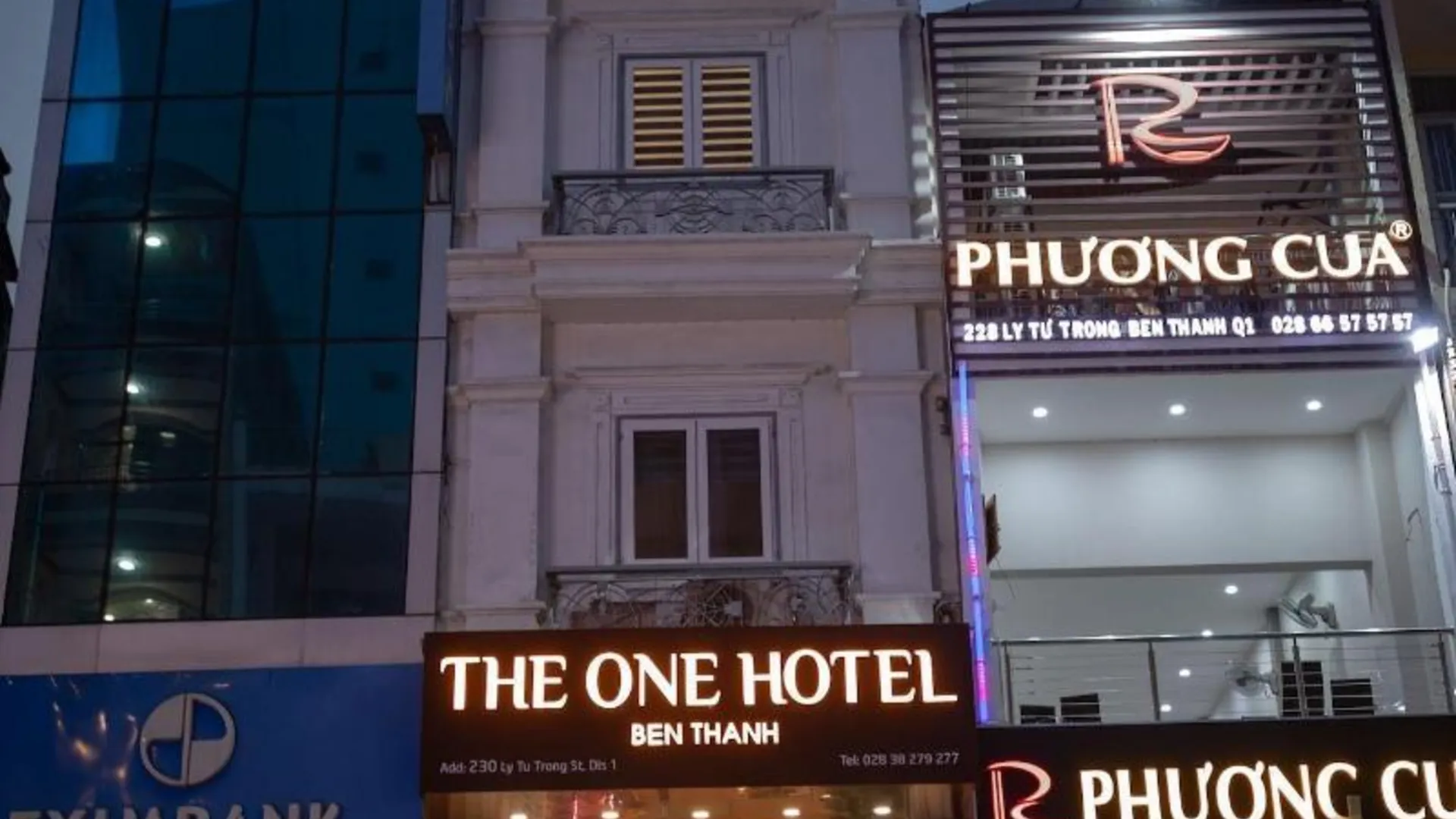 호치민 더 원 호텔 벤탄 3성급 호텔 외관