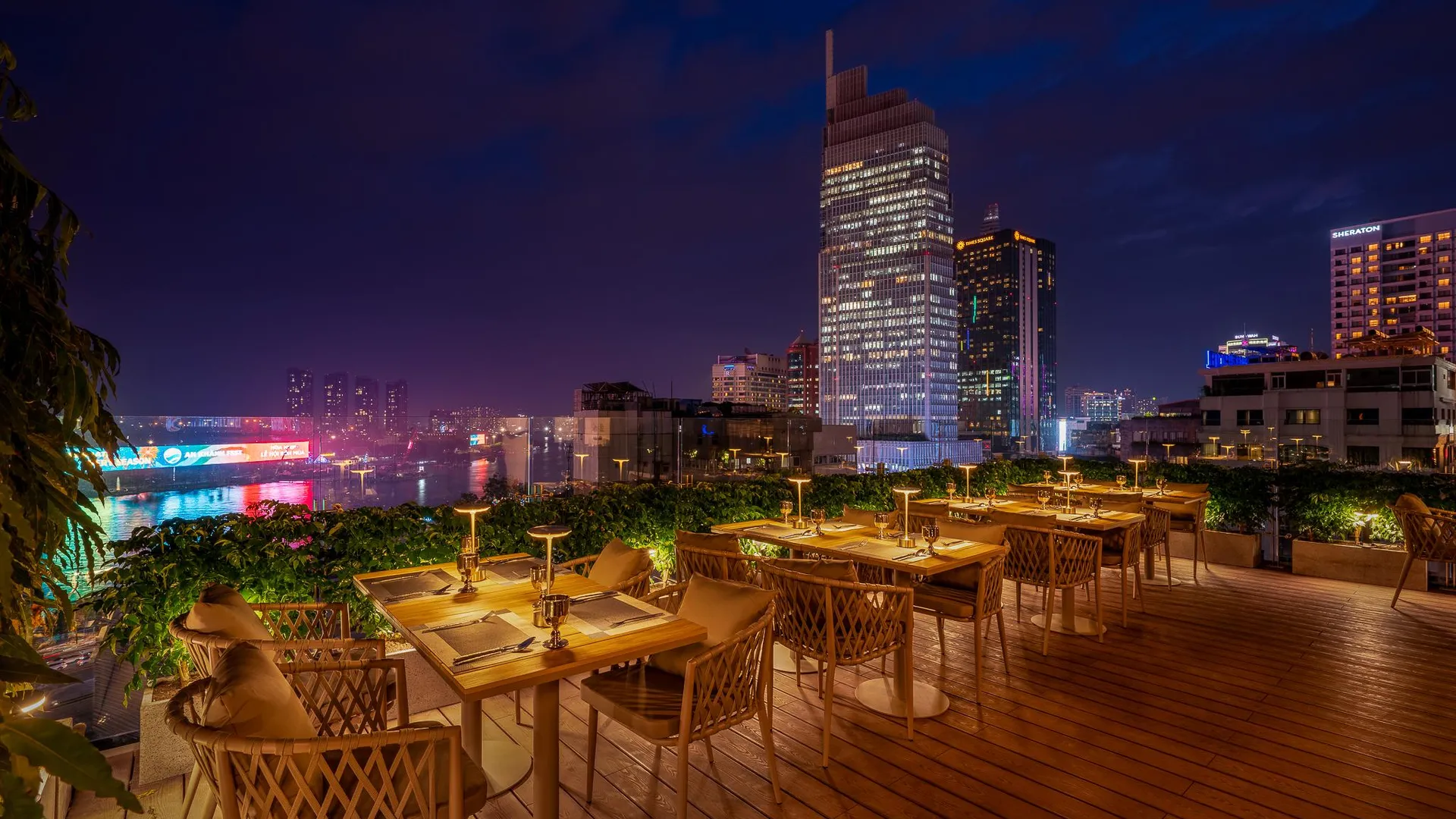 호치민 아도라 미라 호텔 4성급 호텔 전망