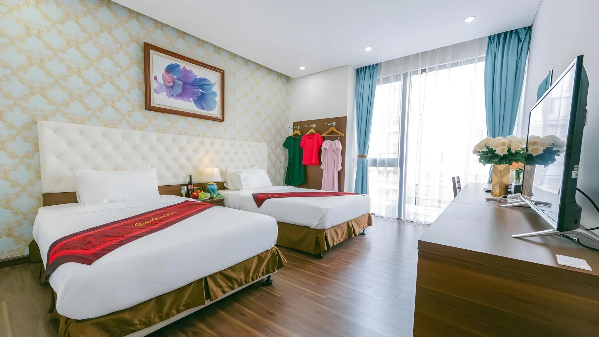 하노이 뉴 센추리 호텔 꺼우저이 3성급 호텔 스위트룸