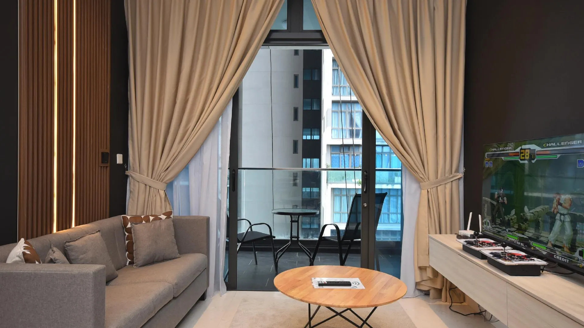 조호바루 / 조호르바루 조호바루의 아파트먼트 (70m², 침실 2개, 프라이빗 욕실 1개) 4성급 싱글룸 레스토랑